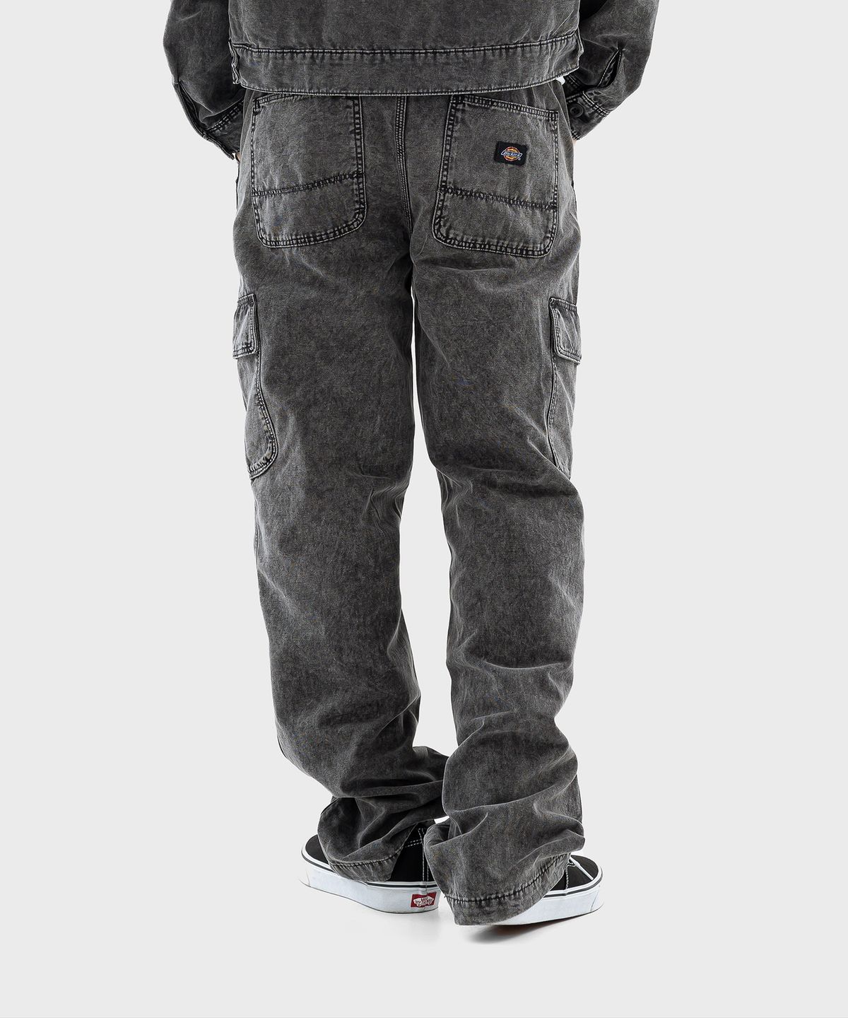 디키즈(DICKIES) 뉴잉턴 워시드 카고팬츠 Black