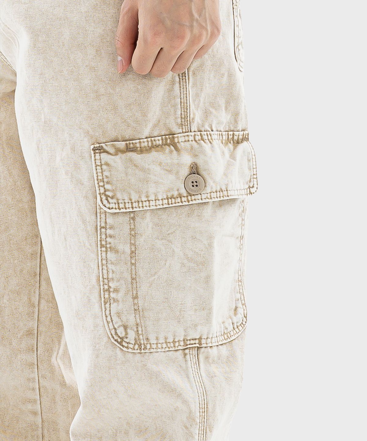 디키즈(DICKIES) 뉴잉턴 워시드 카고팬츠 Beige