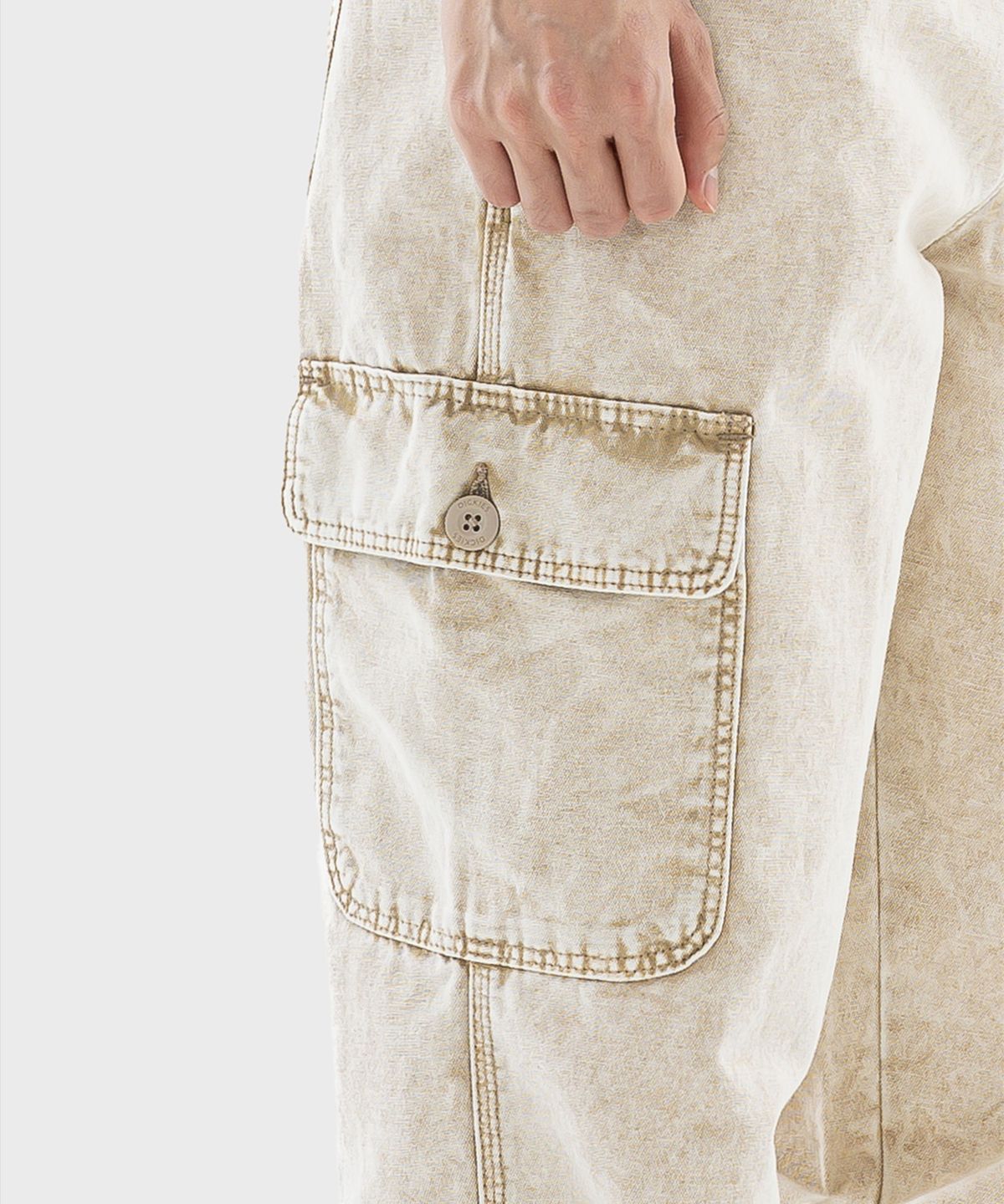 디키즈(DICKIES) 뉴잉턴 워시드 카고팬츠 Beige