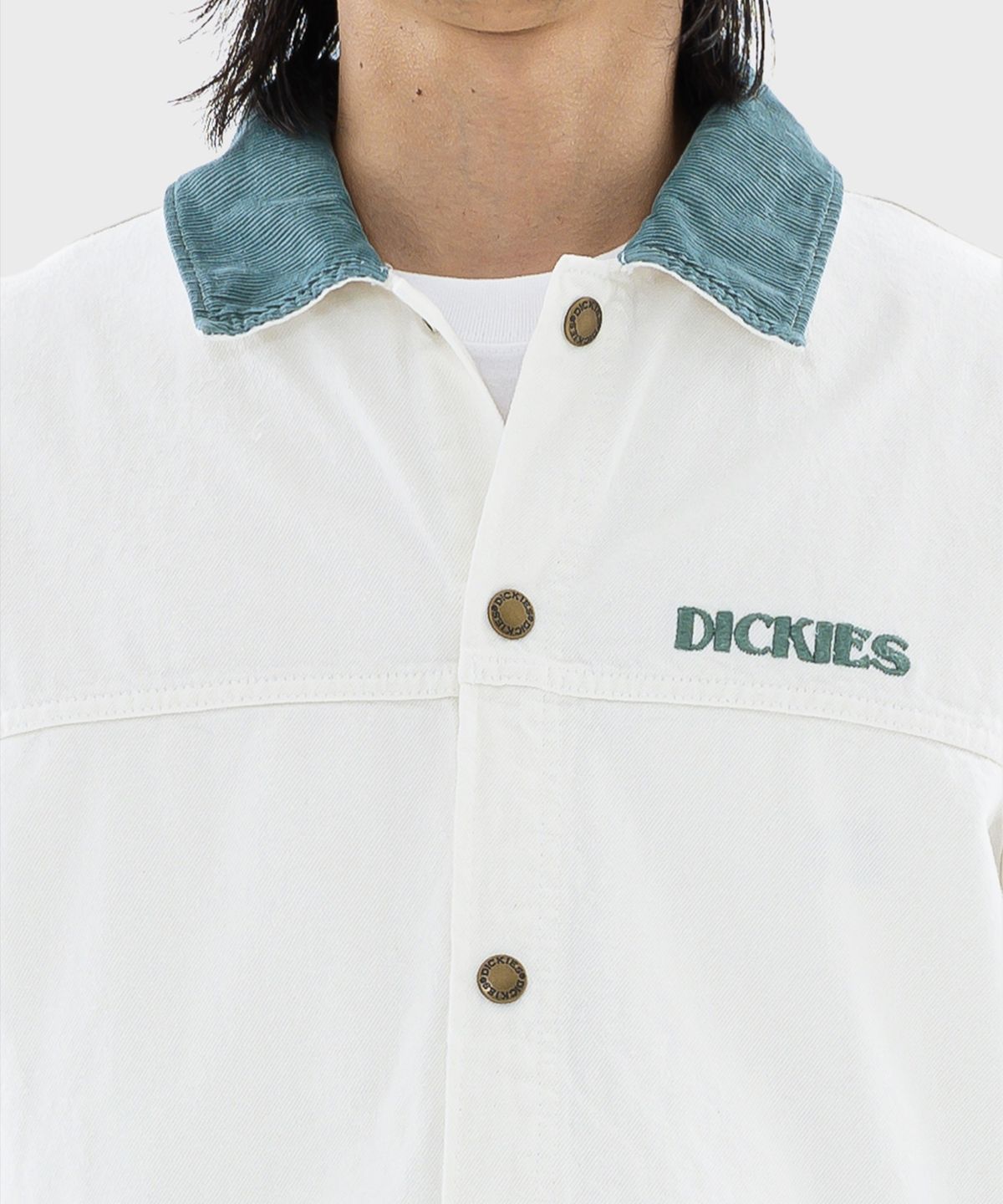 디키즈(DICKIES) 헌든 데님재킷 White