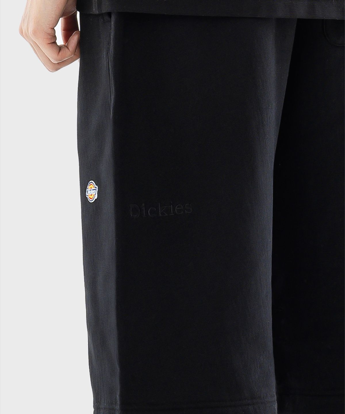 디키즈(DICKIES) 멀티 로고 헤비웨이트 스웨트쇼츠 Black