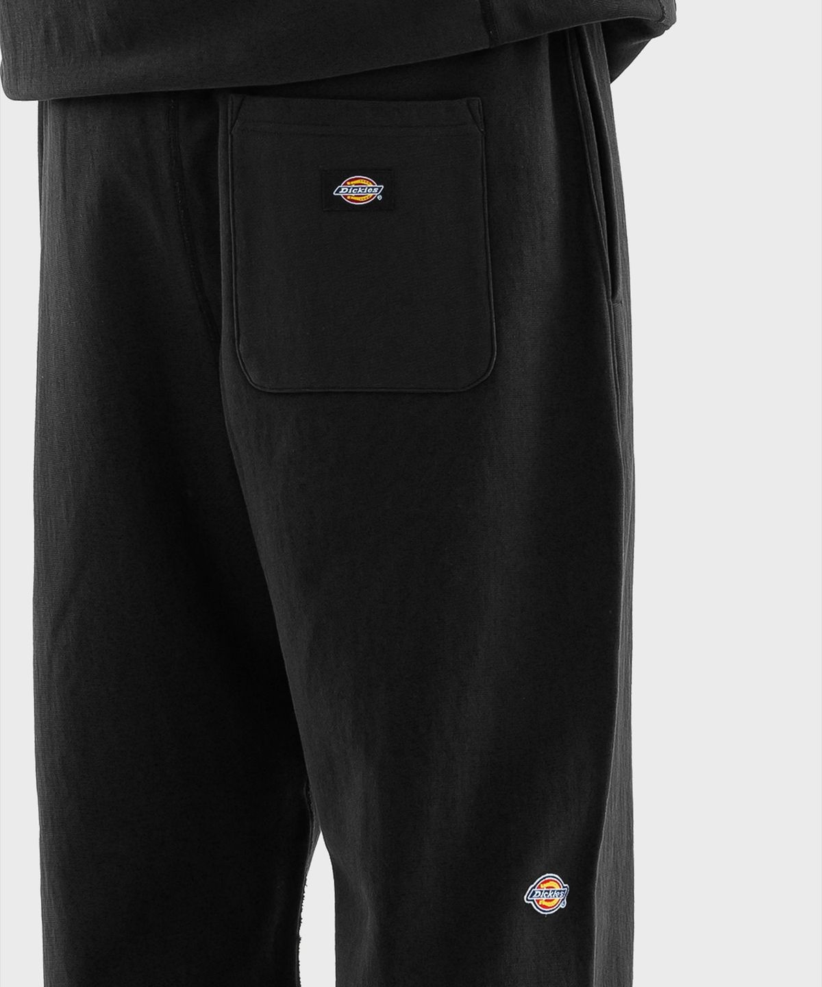 디키즈(DICKIES) 멀티 로고 헤비웨이트 스웨트팬츠 Black