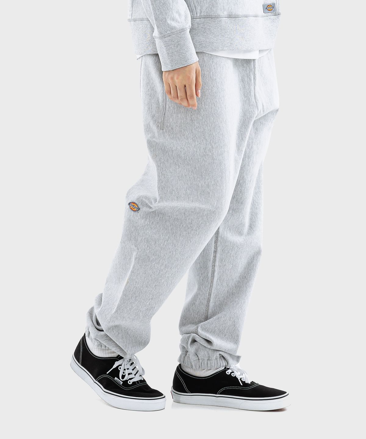 디키즈(DICKIES) 멀티 로고 헤비웨이트 스웨트팬츠 Melange