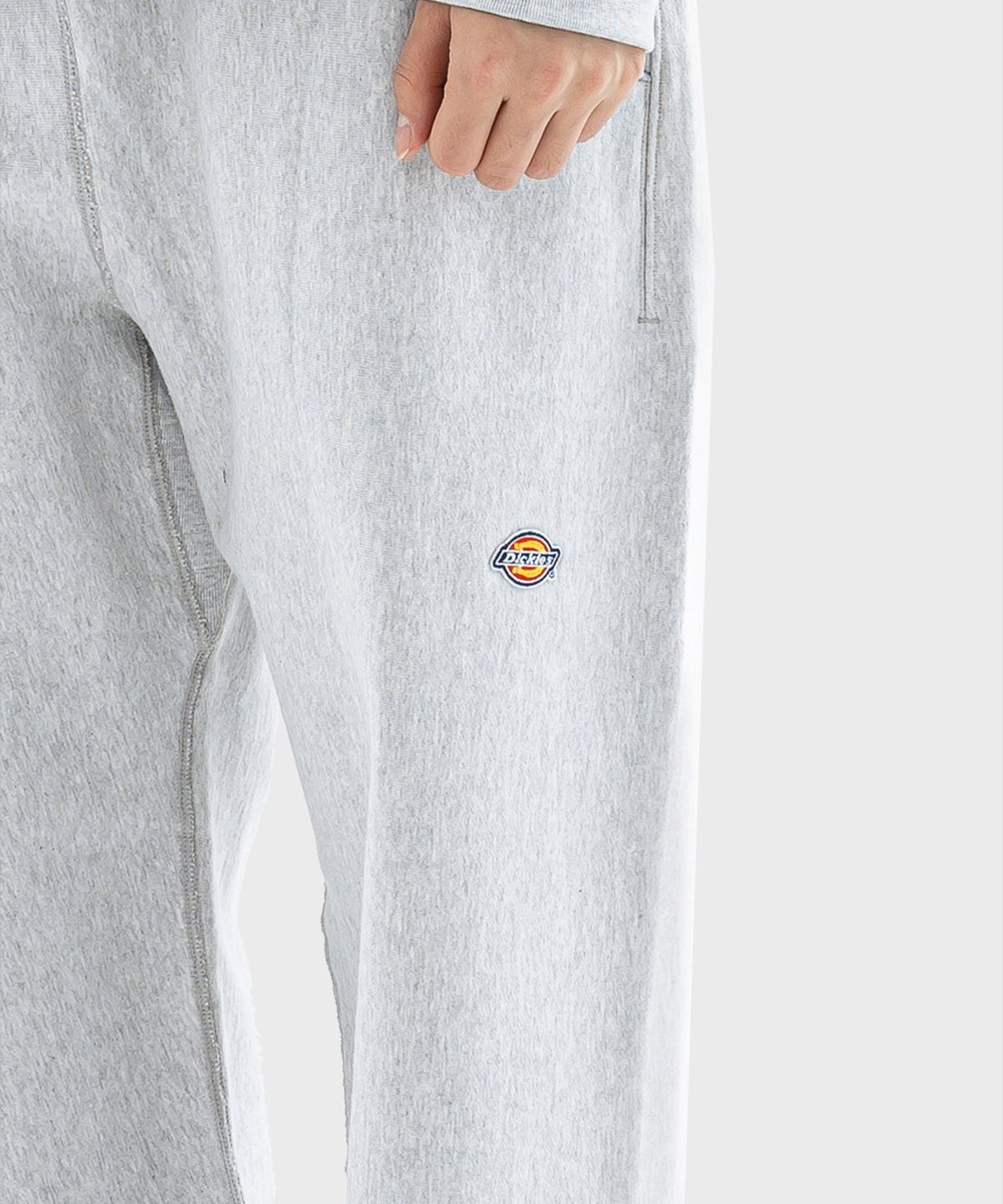 디키즈(DICKIES) 멀티 로고 헤비웨이트 스웨트팬츠 Melange