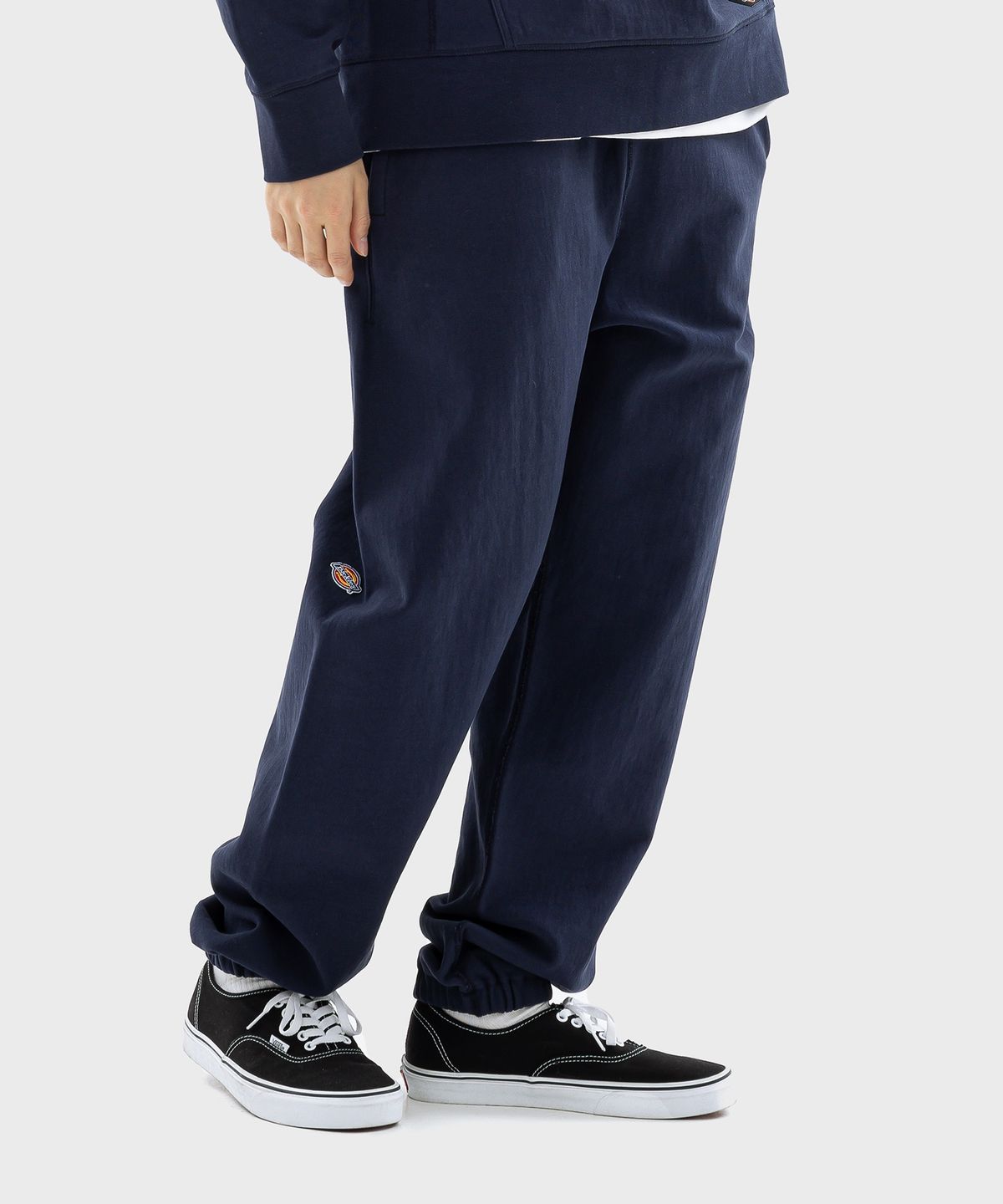 디키즈(DICKIES) 멀티 로고 헤비웨이트 스웨트팬츠 Navy