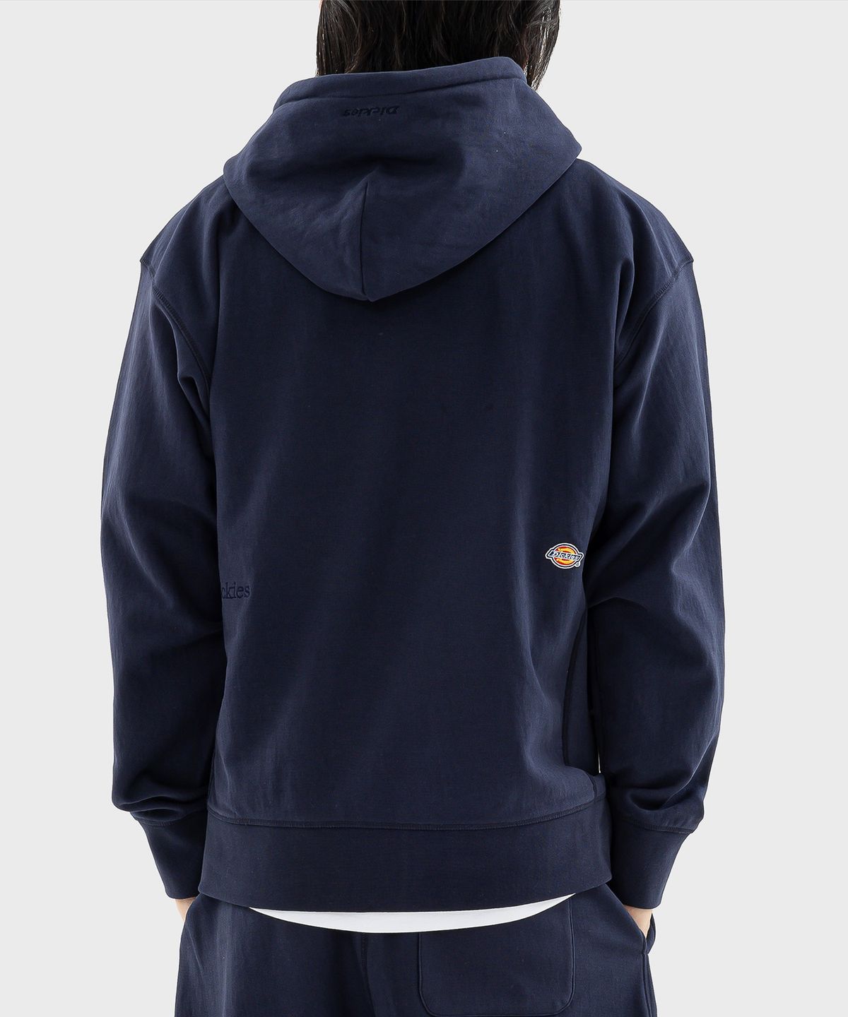 디키즈(DICKIES) 멀티 로고 헤비웨이트 후드 Navy