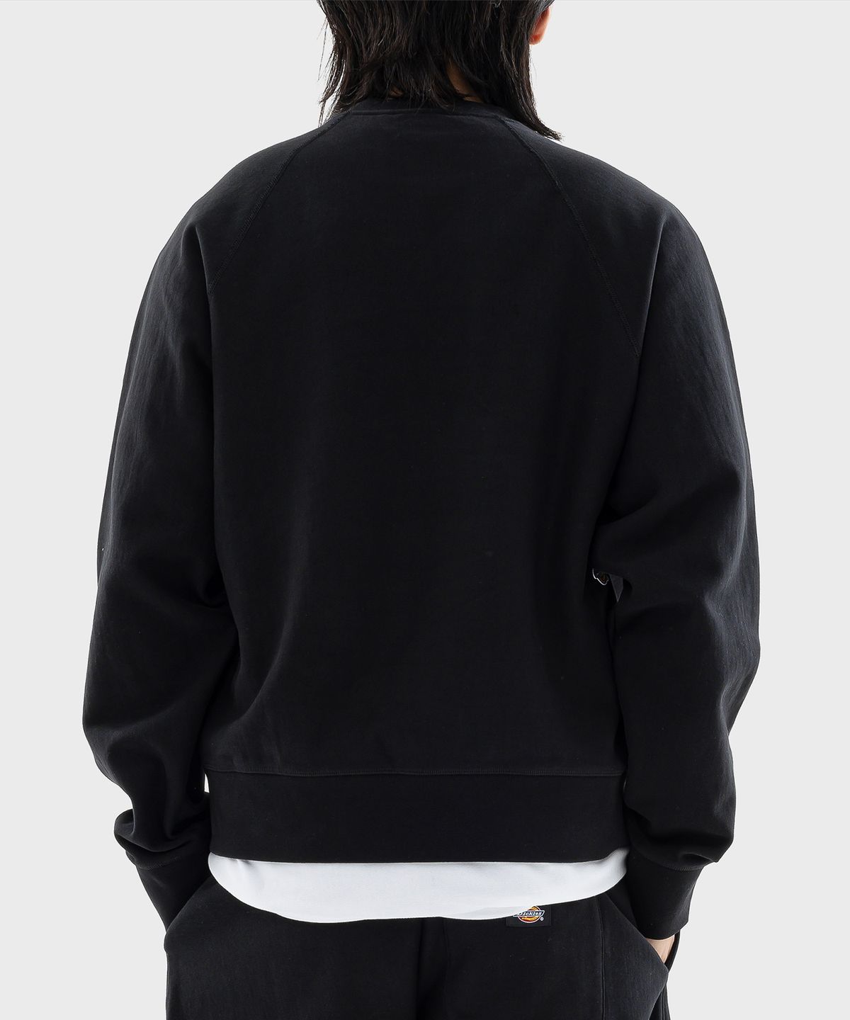 디키즈(DICKIES) 멀티 로고 헤비웨이트 스웨트셔츠 Black