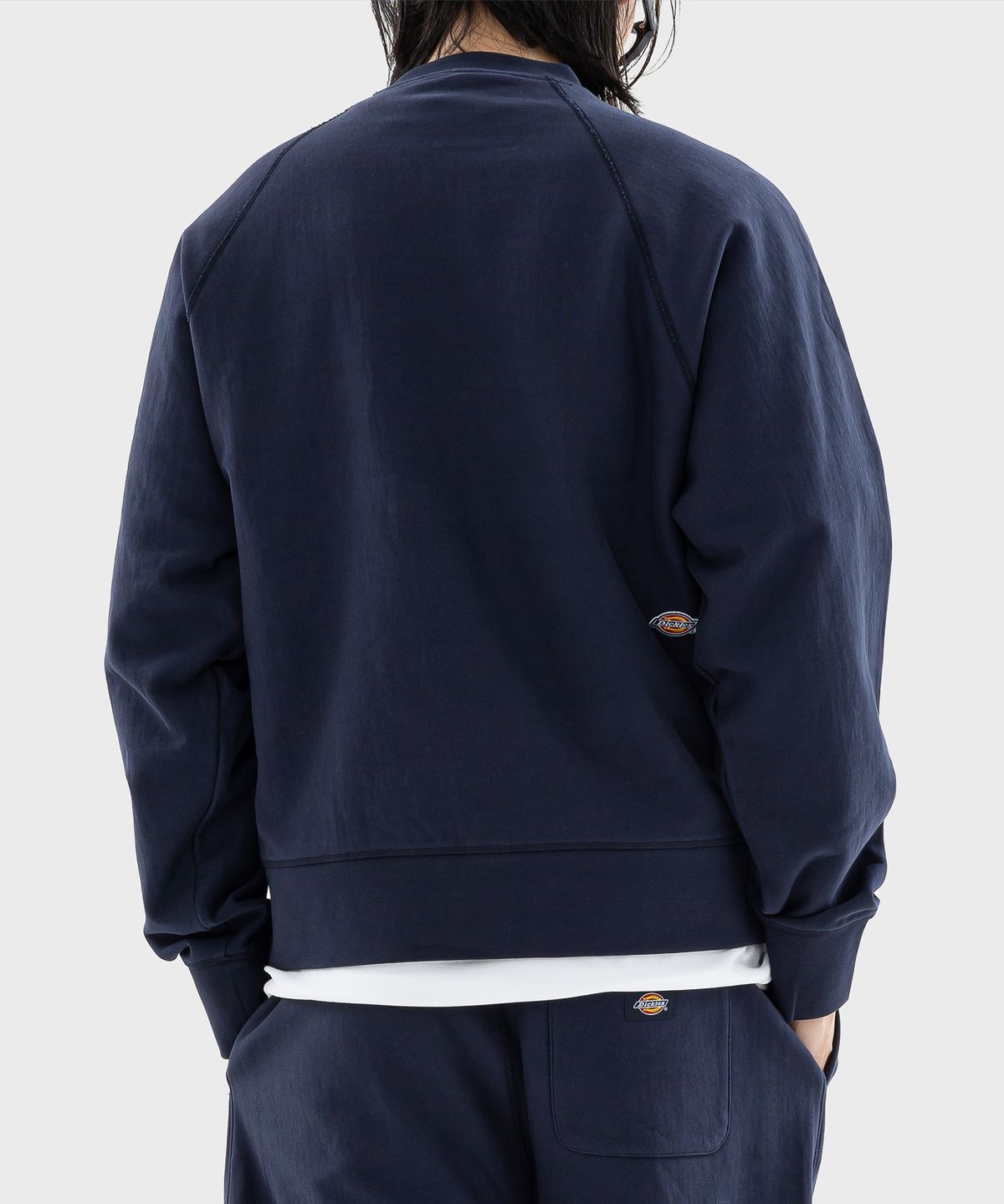 디키즈(DICKIES) 멀티 로고 헤비웨이트 스웨트셔츠 Navy