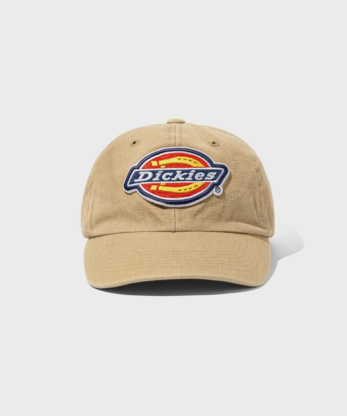 디키즈(DICKIES) 빅로고 워시드 볼캡 Khaki