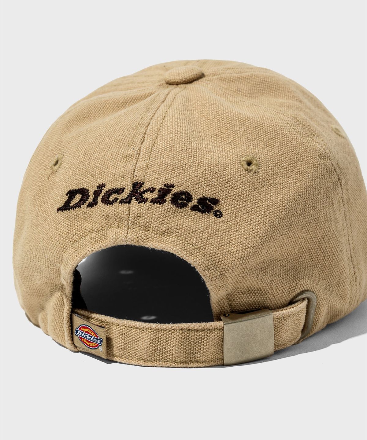 디키즈(DICKIES) 빅로고 워시드 볼캡 Khaki