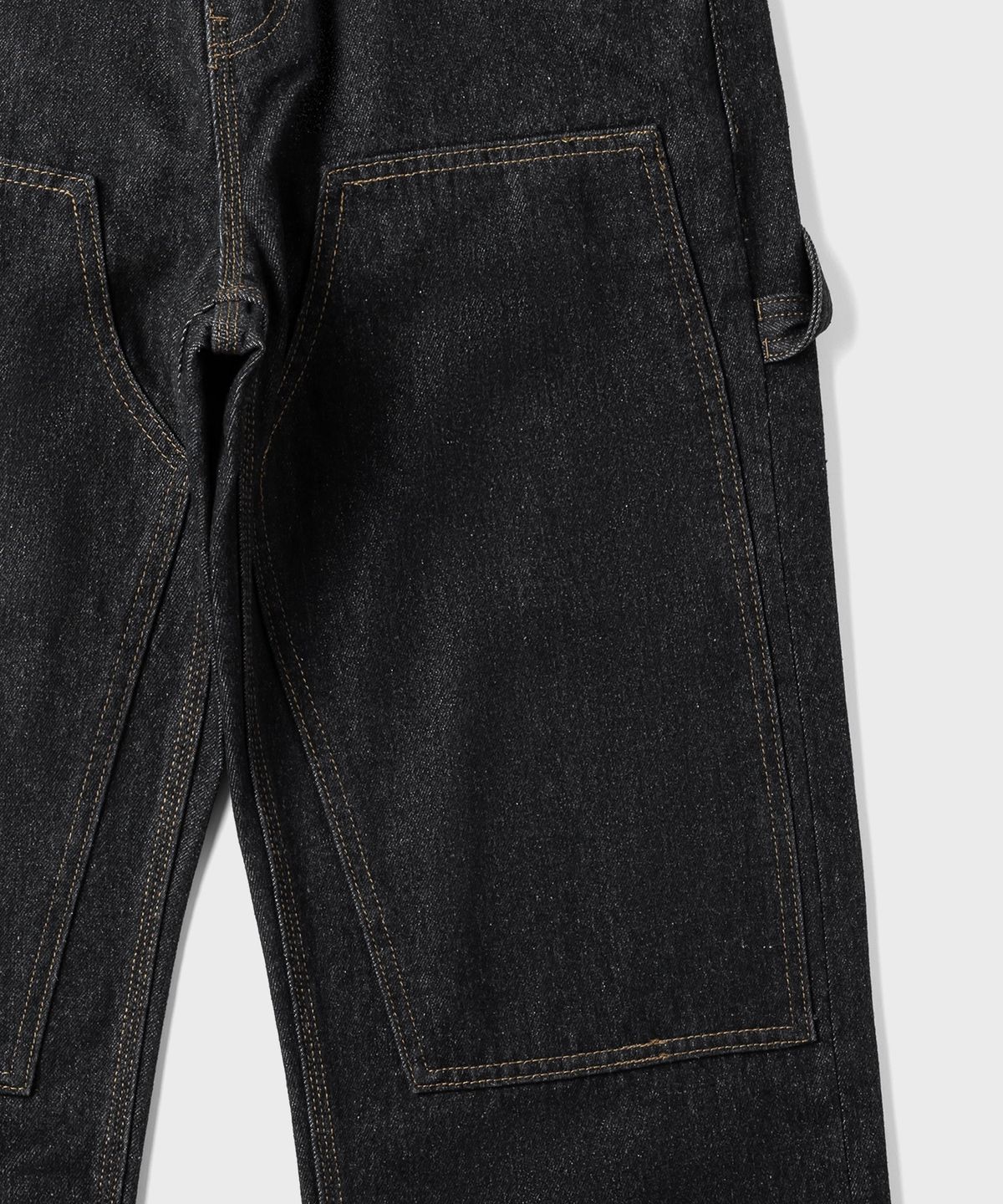 디키즈(DICKIES) 더블니 카펜터 데님 팬츠 Black