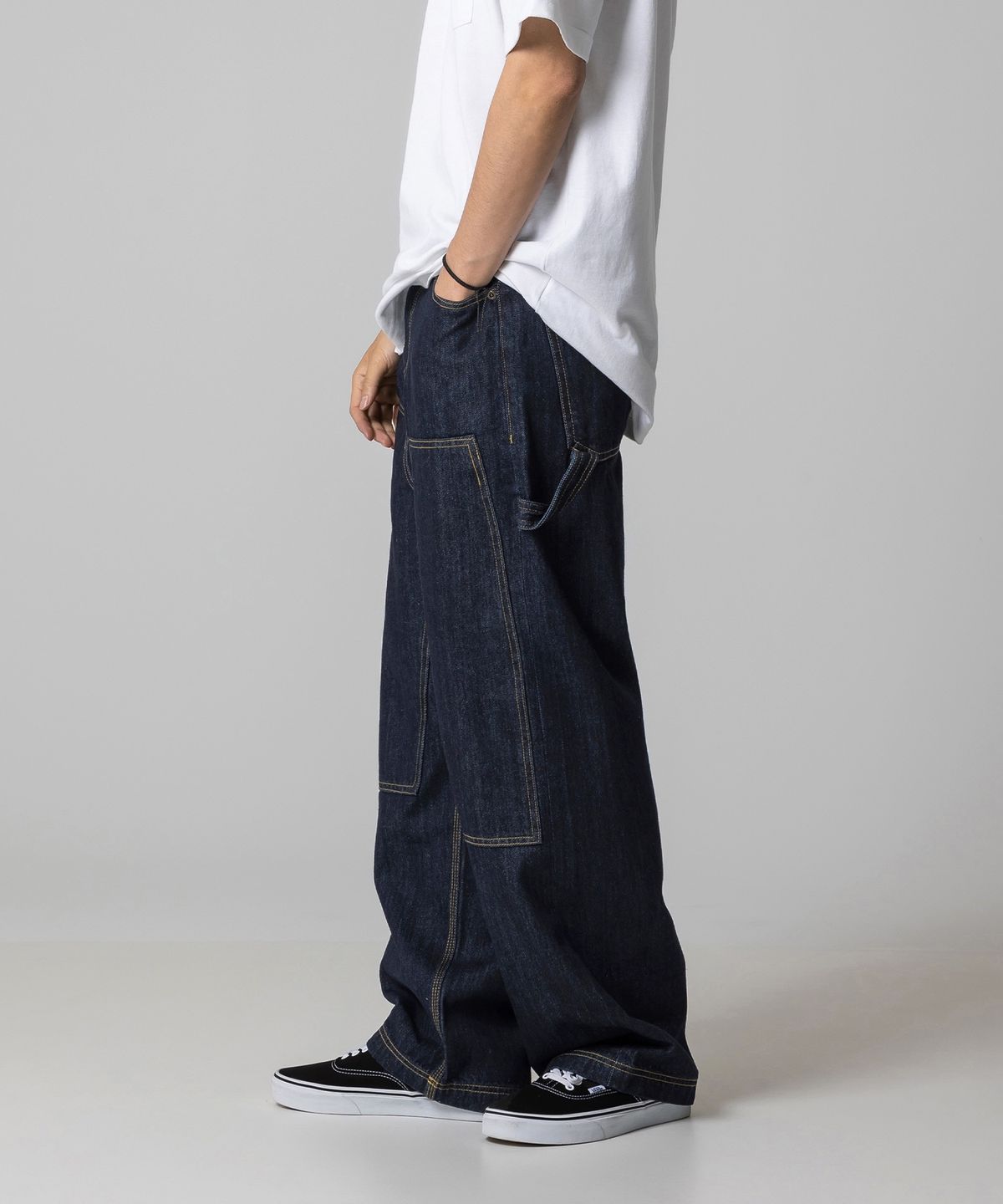 디키즈(DICKIES) 더블니 카펜터 데님 팬츠 Indigo Blue