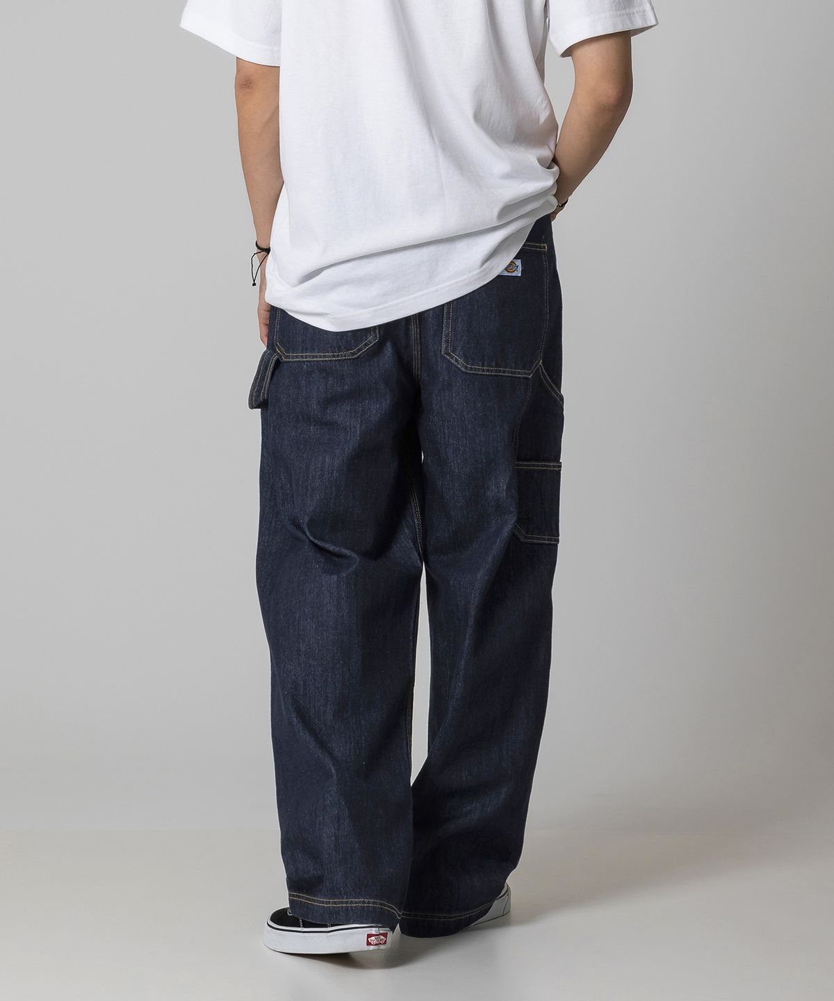 디키즈(DICKIES) 더블니 카펜터 데님 팬츠 Indigo Blue