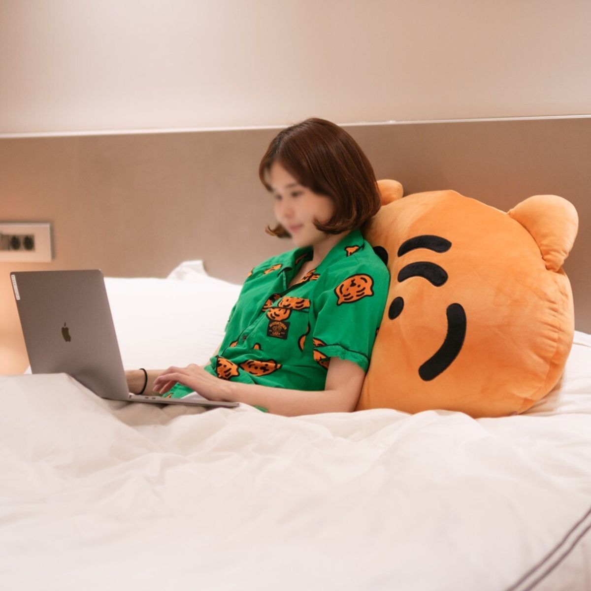 무직타이거(MUZIKTIGER) 메가 뚱랑이 페이스 모찌 쿠션 3종