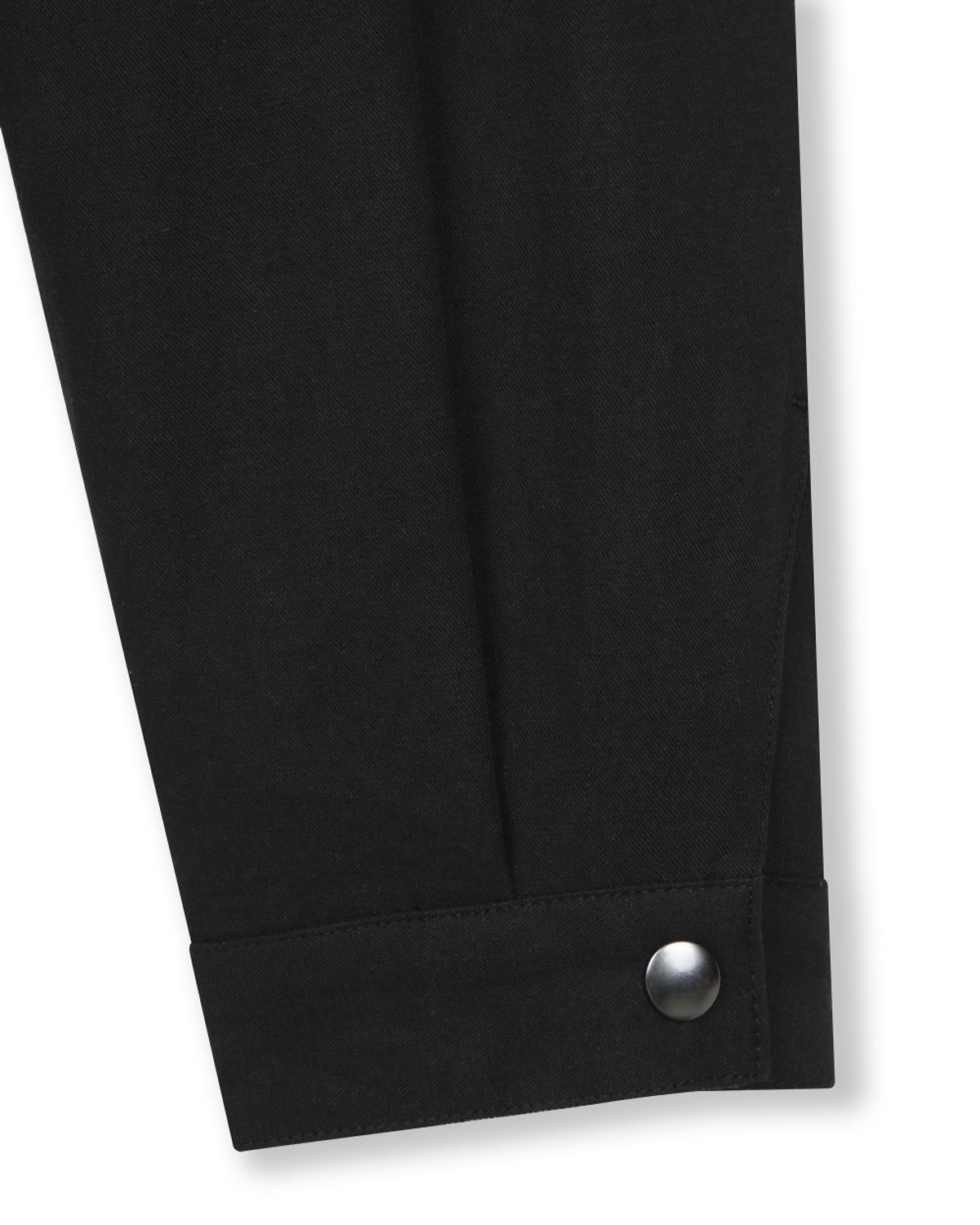 비슬로우(BESLOW) STAND COLLAR LINEN JACKET BLACK