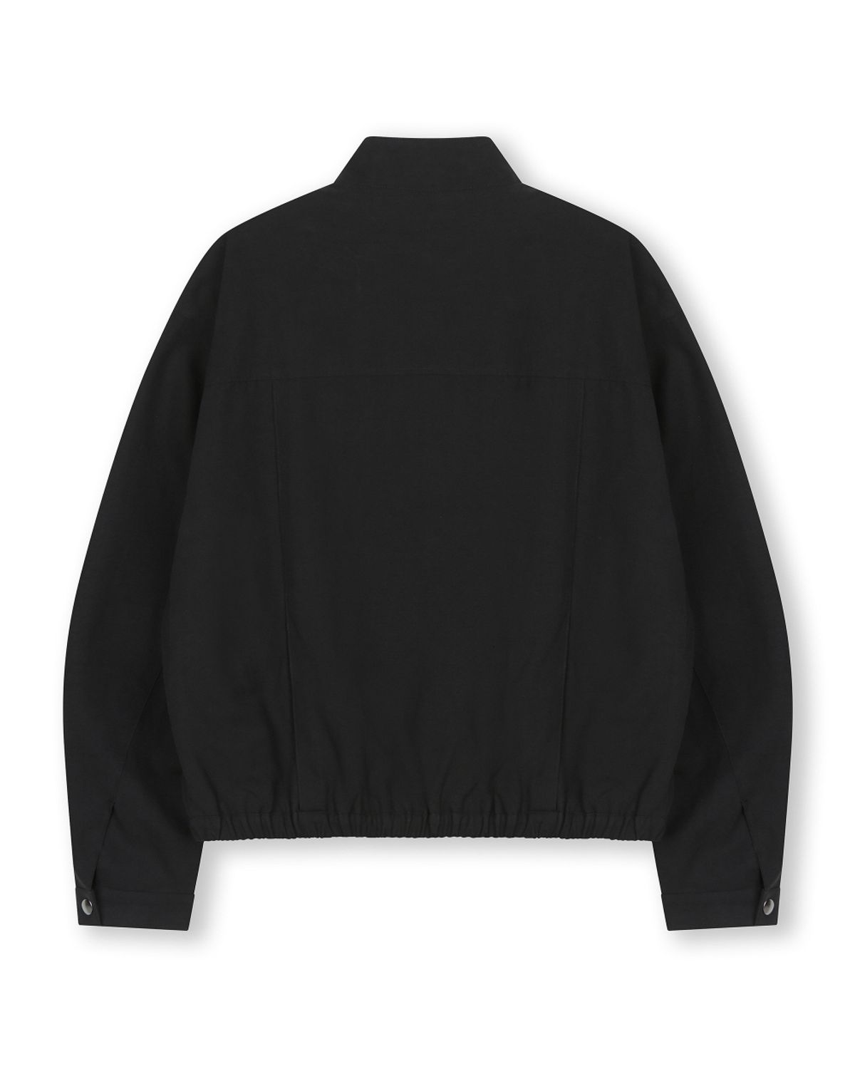 비슬로우(BESLOW) STAND COLLAR LINEN JACKET BLACK