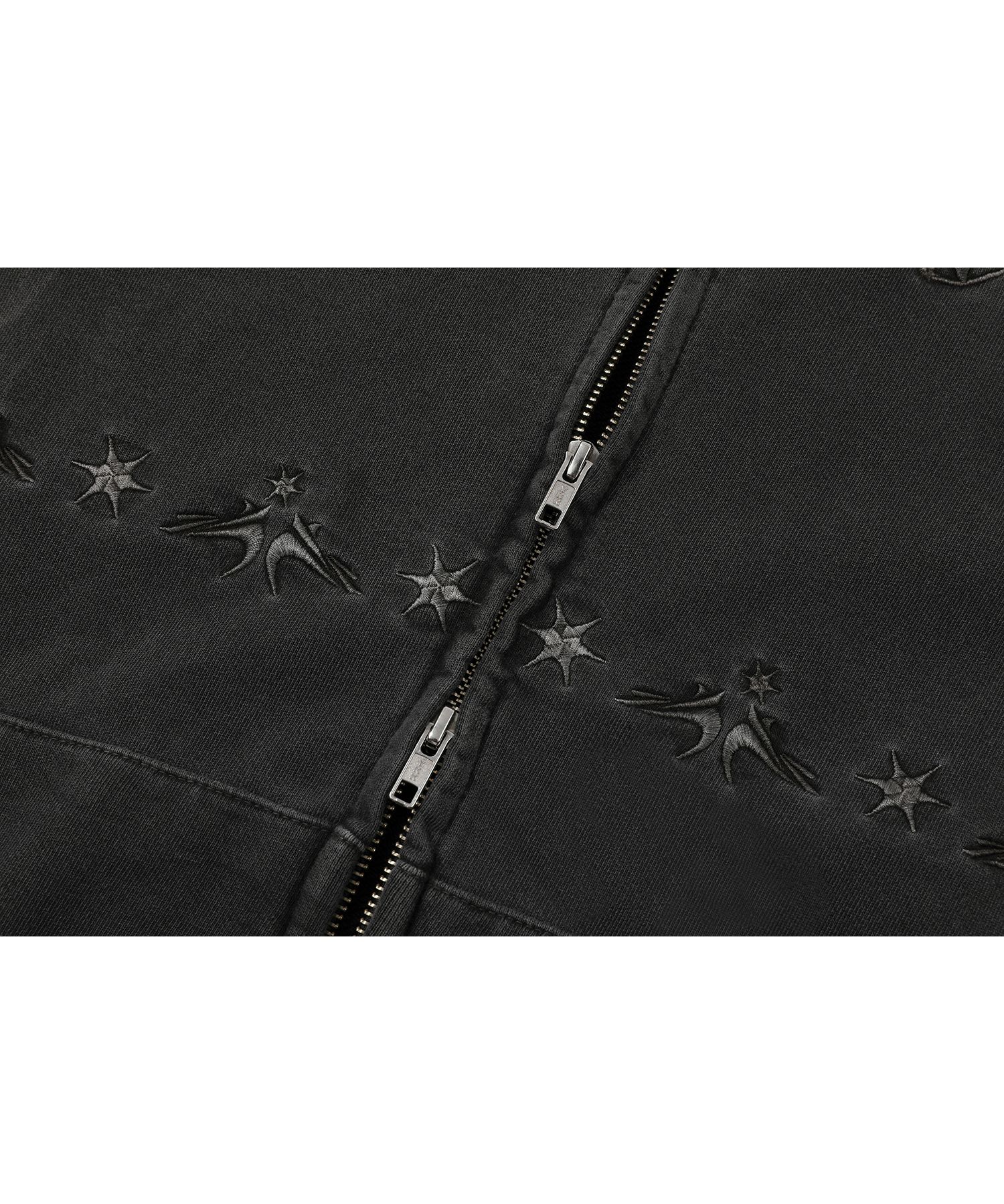 MUSINSA | CPGN STUDIO [2-WAY] Peak Star Pigment Hood Zip-up