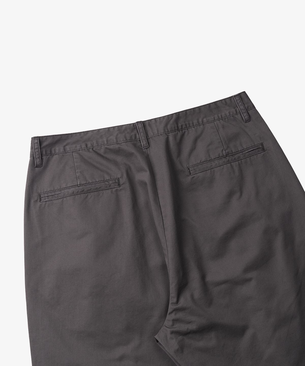 토피(TOFFEE) 투턱 치노 팬츠 (CHARCOAL)