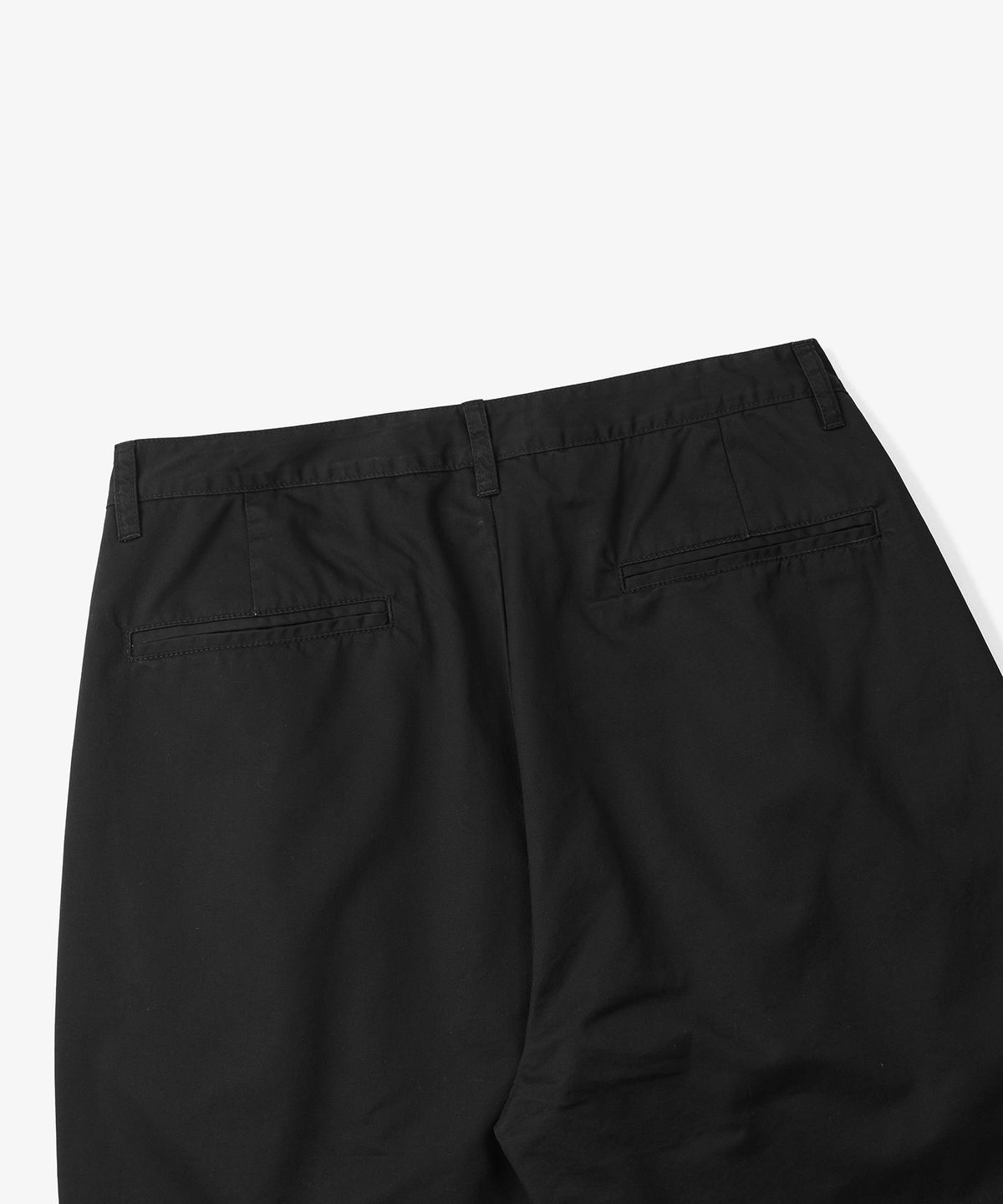 토피(TOFFEE) 투턱 치노 팬츠 (BLACK)
