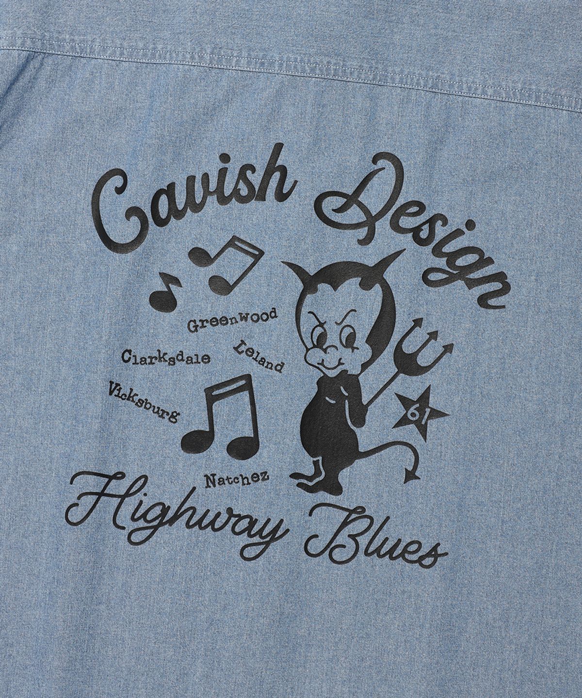 카비시(CAVISH) 61ROAD HALF SLEEVE SHIRT BLUE(CV2EMUW340A)