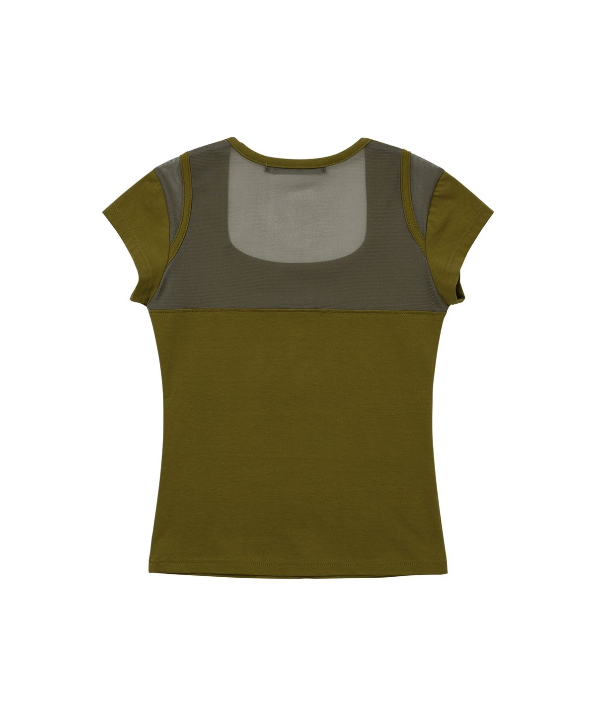 웰빙익스프레스(WELLBEING EXPRESS) Mesh Point Half Sleeve Leaf Green