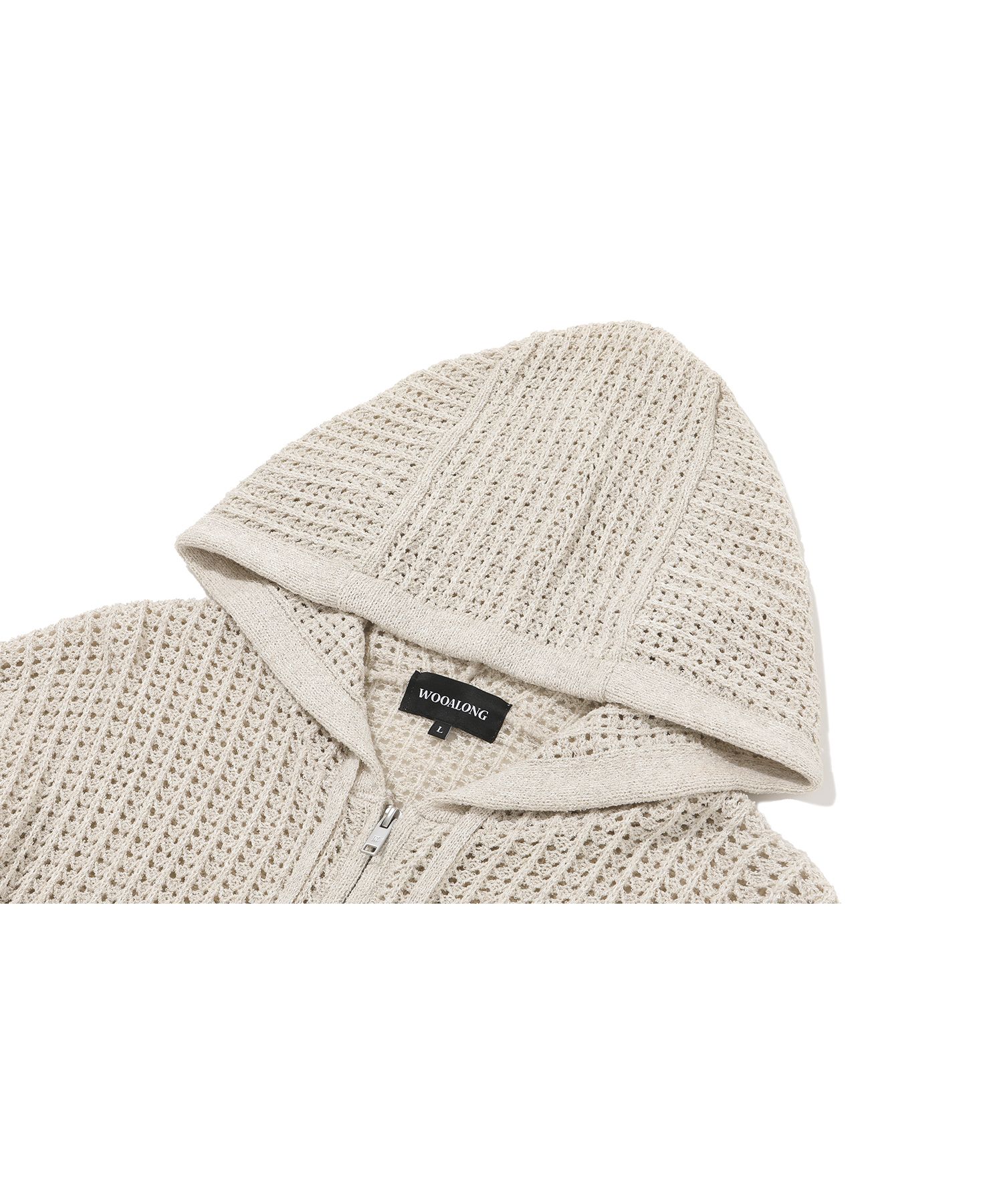 ★韓国の人気★【WOOALONG】★Scassi knit hood zip-u.p★ Designer fashion, Seoul-fully created | W Concept