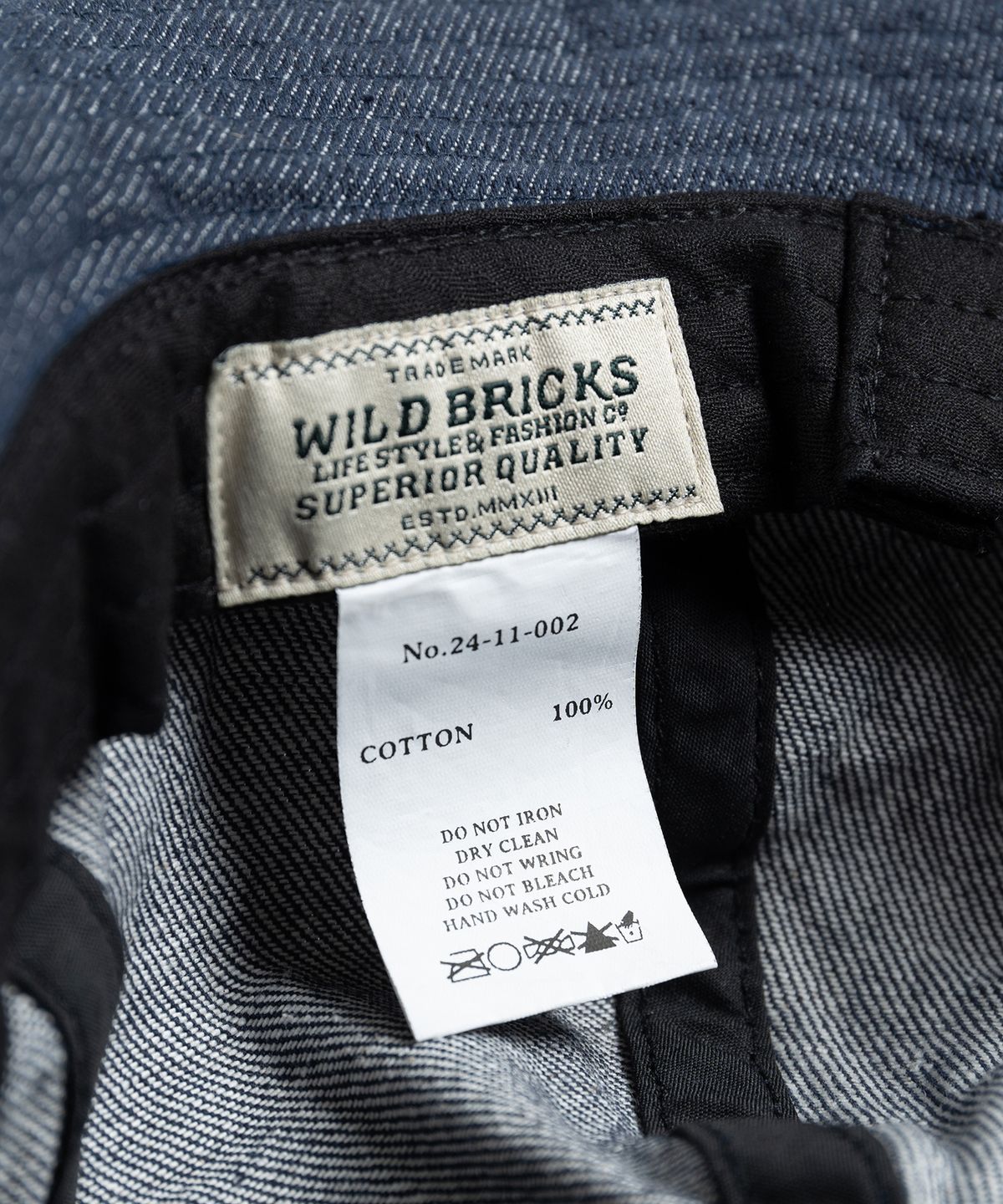와일드 브릭스(WILD BRICKS) WB SAFARI BUCKET HAT (denim)