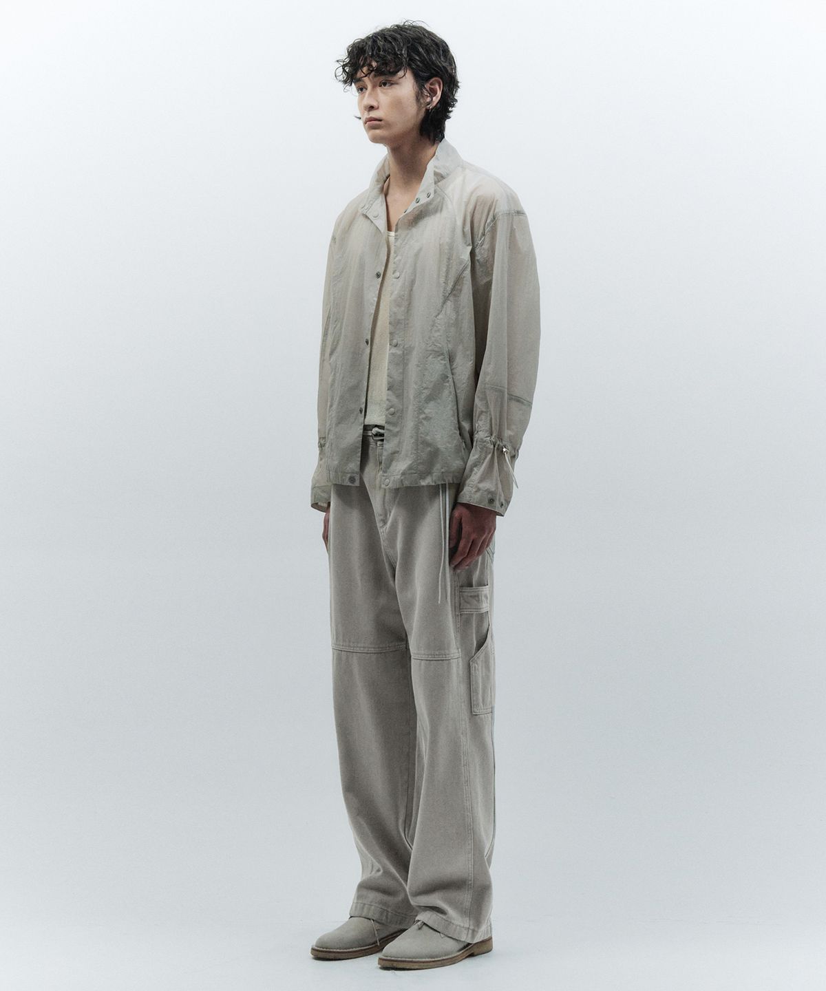 인사일런스(INSILENCE) 포그 스트럭처 자켓 GREY