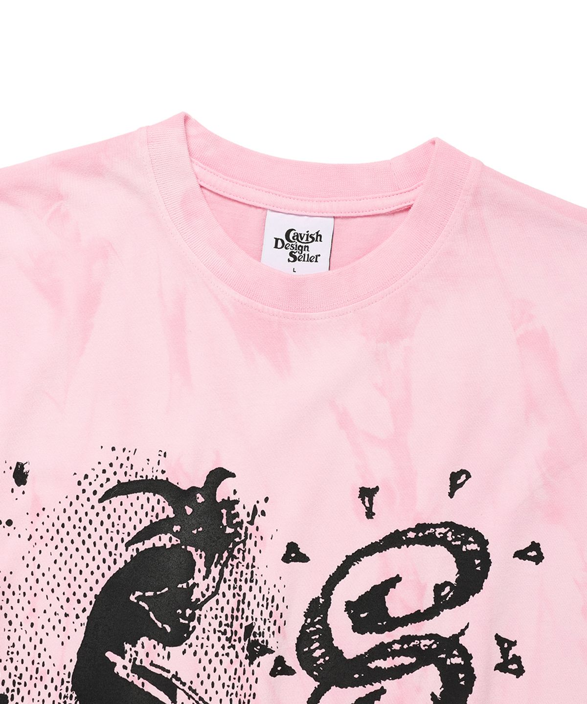 카비시(CAVISH) OVERDYED ROAR SS TEE PINK(CV2EMUT504A)