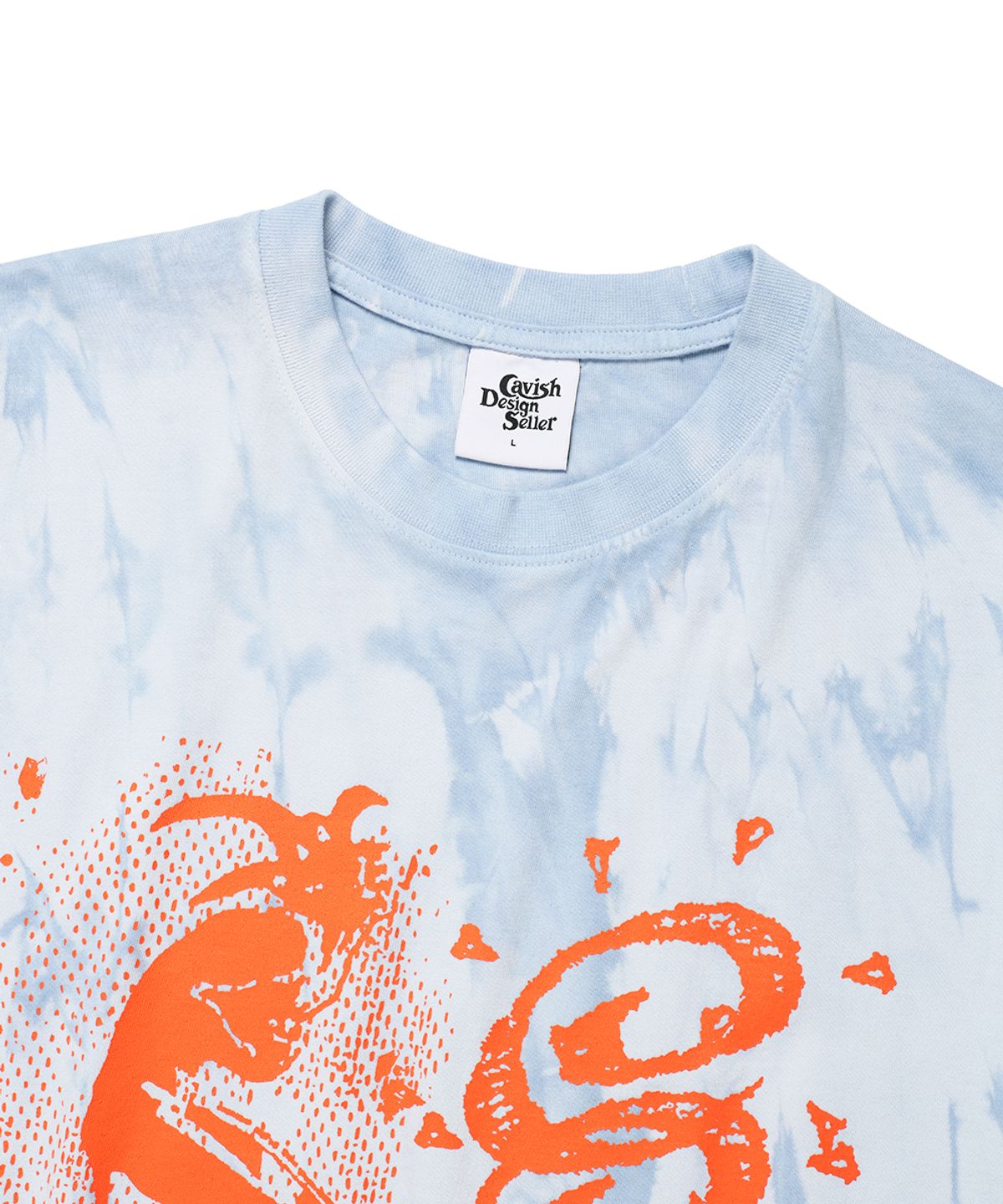 카비시(CAVISH) OVERDYED ROAR SS TEE BLUE(CV2EMUT504A)