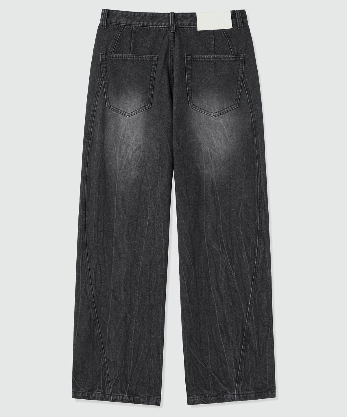 데케트(DECET) Curved Wide Jeans DCPT033CRBlackB