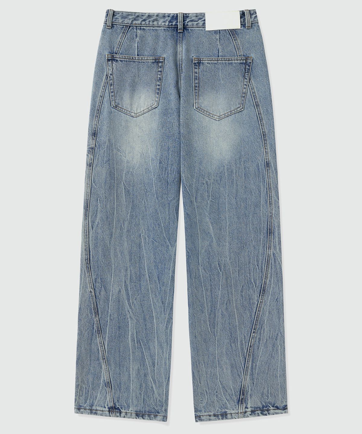 데케트(DECET) Curved Wide Jeans DCPT033CRYBlueB