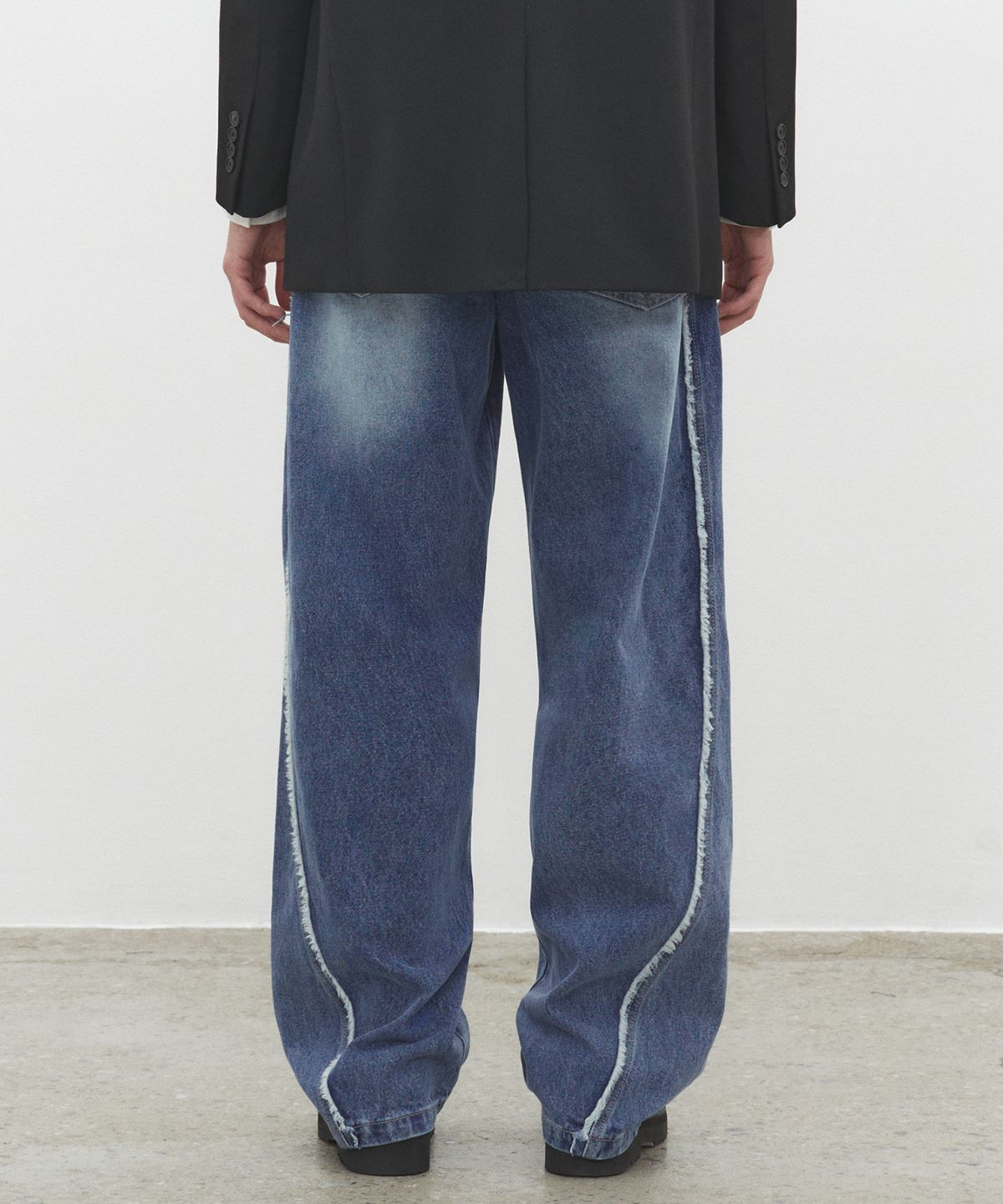 데케트(DECET) Curved Wide Jeans DCPT033SCBlueB