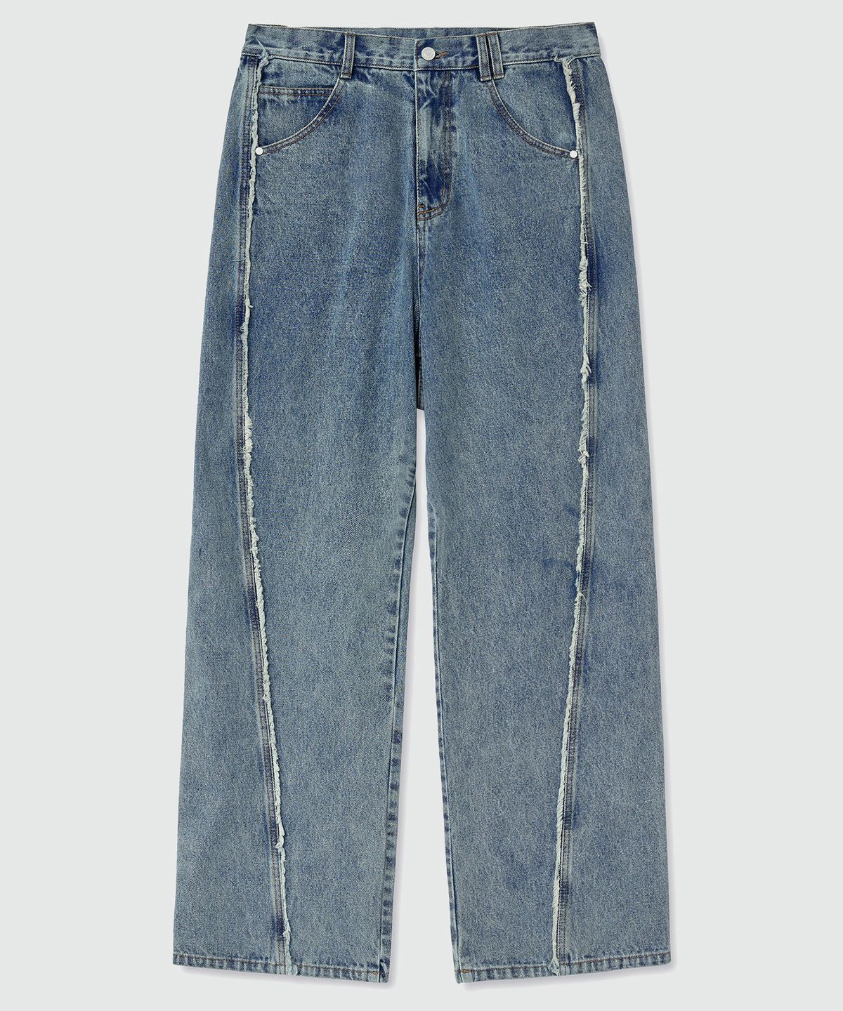 데케트(DECET) Curved Wide Jeans DCPT033SCSTNBlue