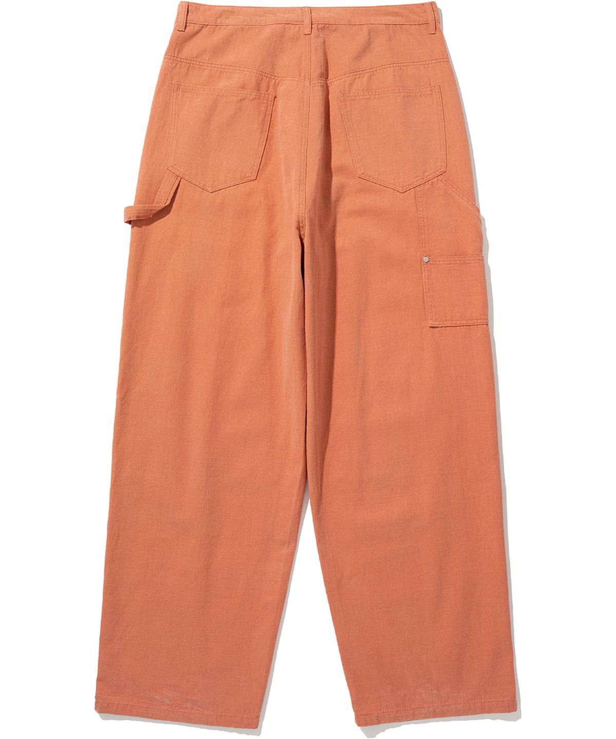 낫포너드(NOT4NERD) Relax Fit Carpenter Pants - Orange