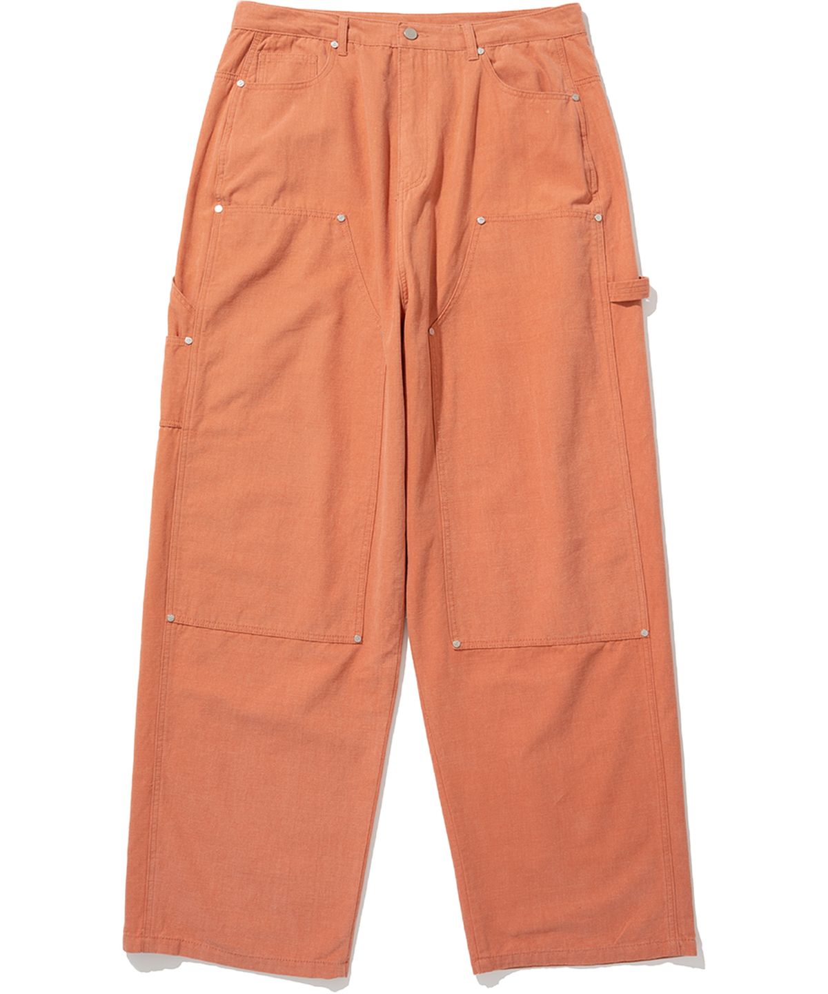 낫포너드(NOT4NERD) Relax Fit Carpenter Pants - Orange