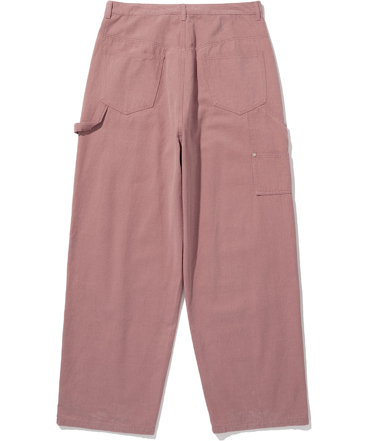 낫포너드(NOT4NERD) Relax Fit Carpenter Pants - Pink