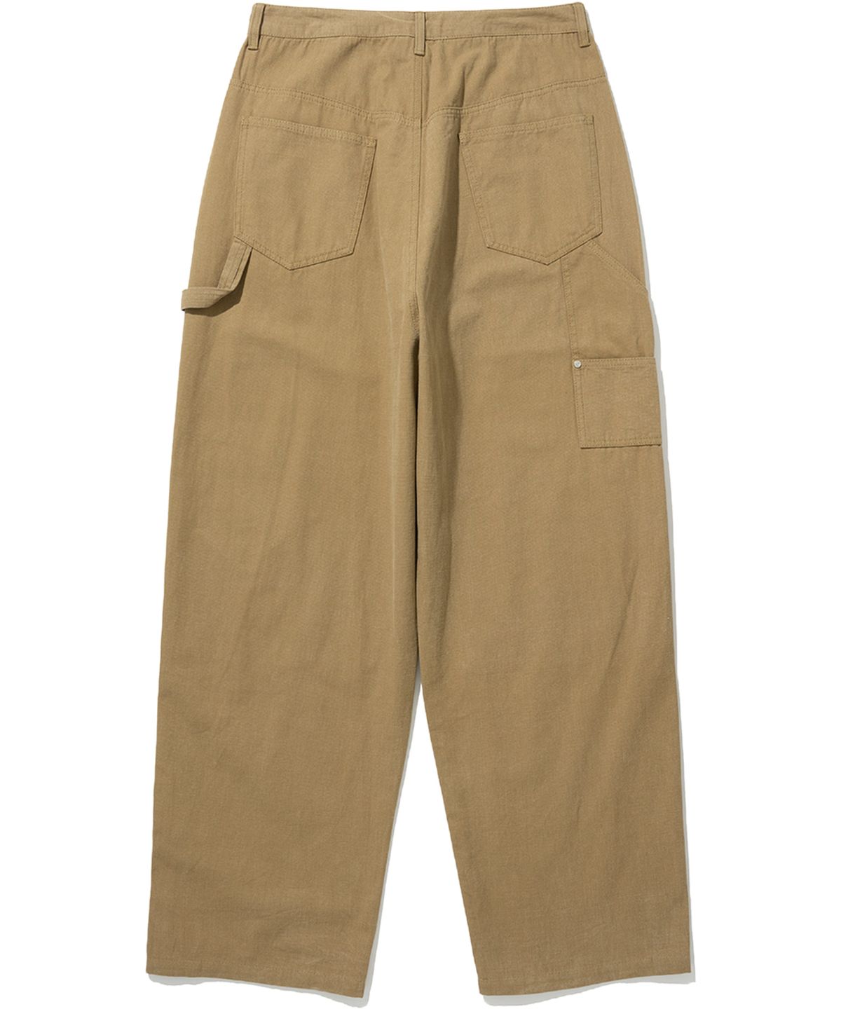 낫포너드(NOT4NERD) Relax Fit Carpenter Pants - Brown