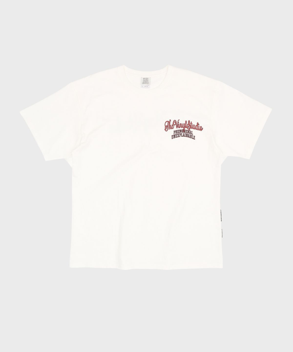 더바이닐하우스(THEVINYLHOUSE) ARC LOGO TEE WHITE (VH2ESMT503A)
