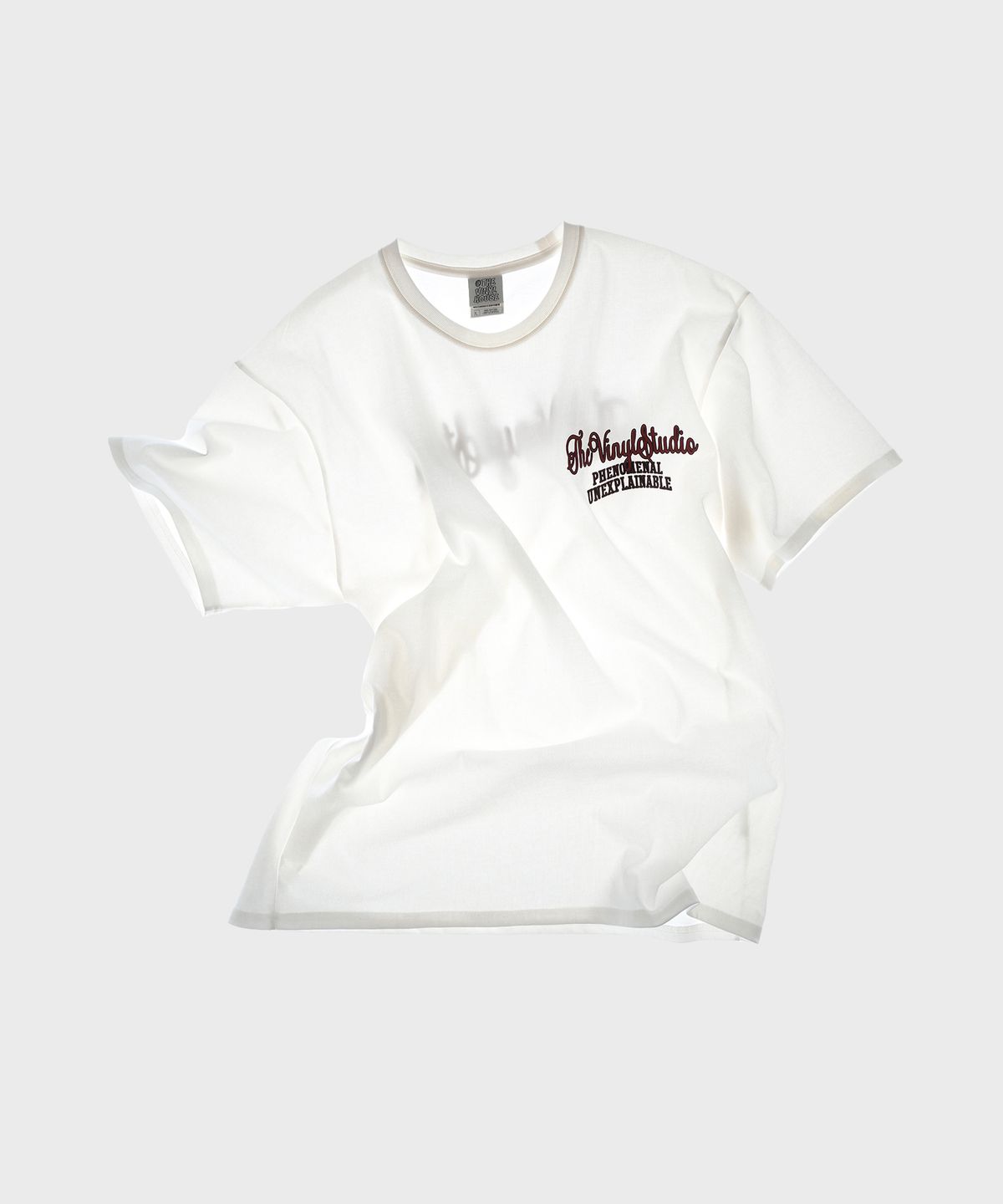 더바이닐하우스(THEVINYLHOUSE) ARC LOGO TEE WHITE (VH2ESMT503A)