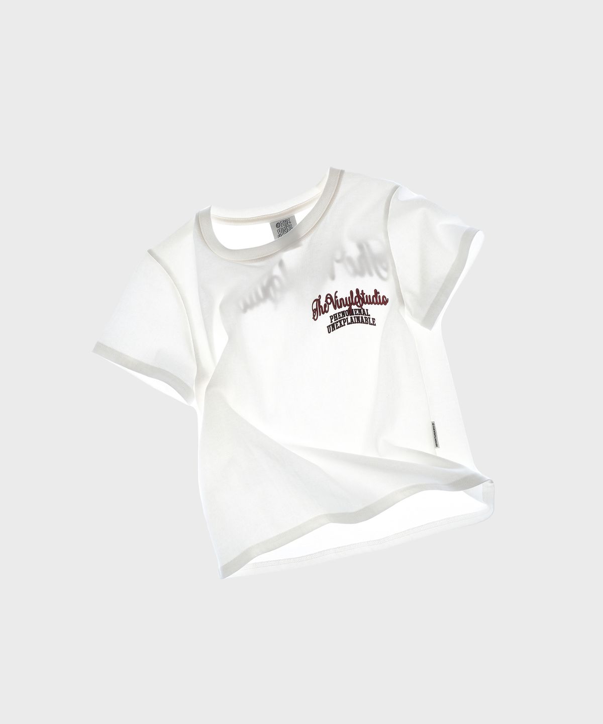 더바이닐하우스(THEVINYLHOUSE) ARC LOGO TEE WHITE (VH2ESMT503A)
