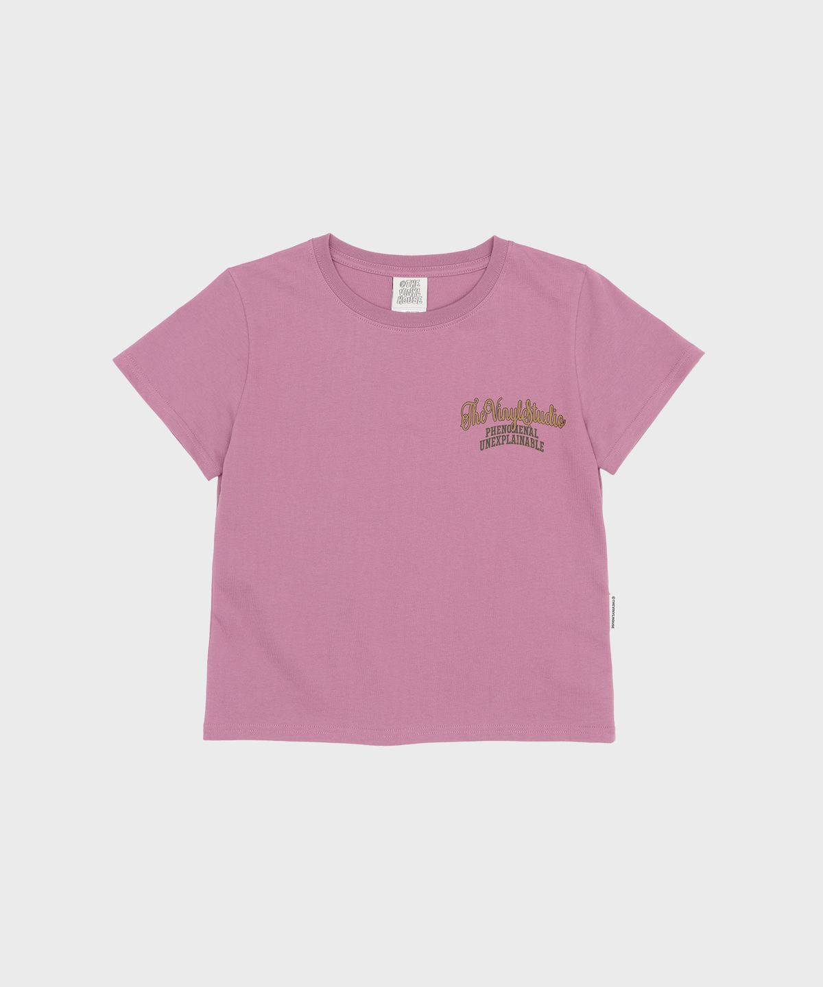 더바이닐하우스(THEVINYLHOUSE) ARC LOGO TEE PINK (VH2ESMT503A)
