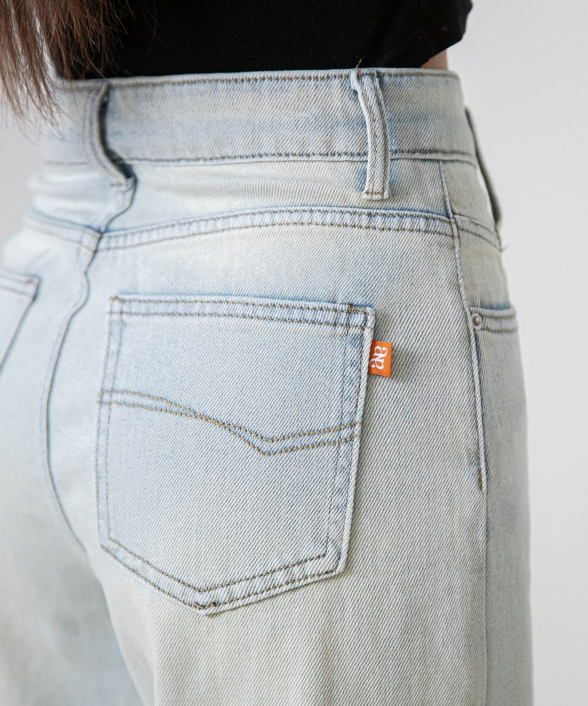 논앤논(NON AND NON) Semi Wide Denim Pants_NSDP438 (Lightblue)