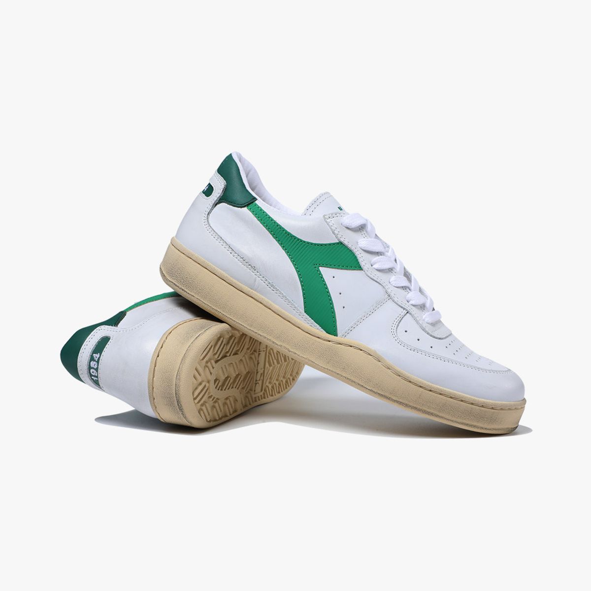 디아도라(diadora) 미 바스켓 로우 유즈드 GREEN