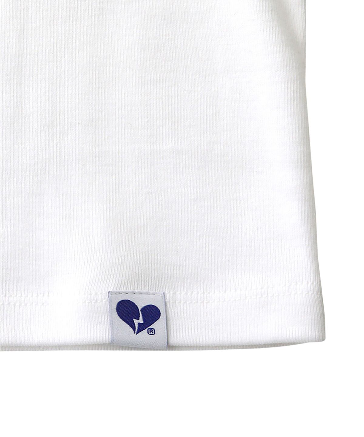 배드블루(BADBLUE) Ribbon BadBear Ringer Slim Tee White