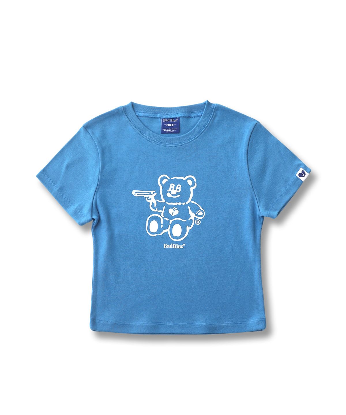 배드블루(BADBLUE) BadBear Slim Tee Skyblue