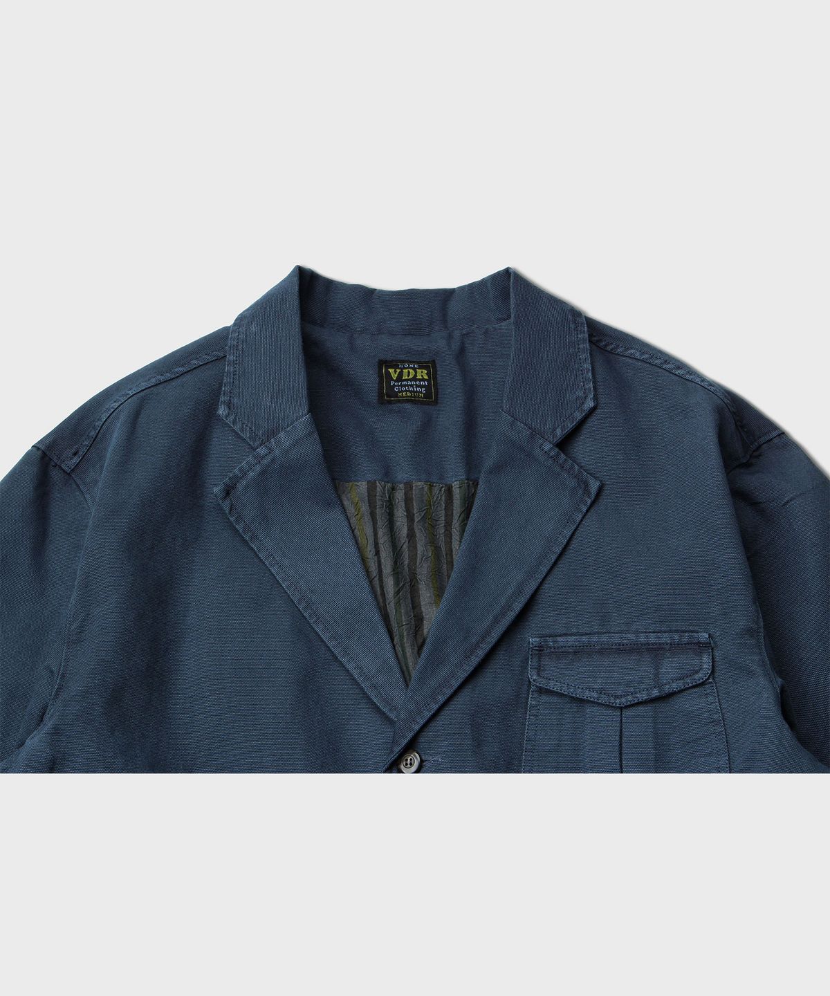 비디알(VDR) DYED SACK COAT [Vintage Indigo]