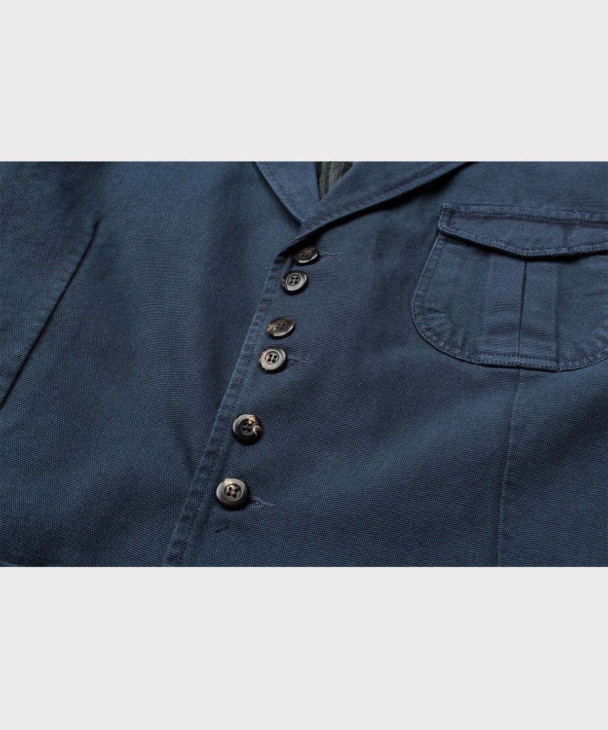 비디알(VDR) DYED SACK COAT [Vintage Indigo]