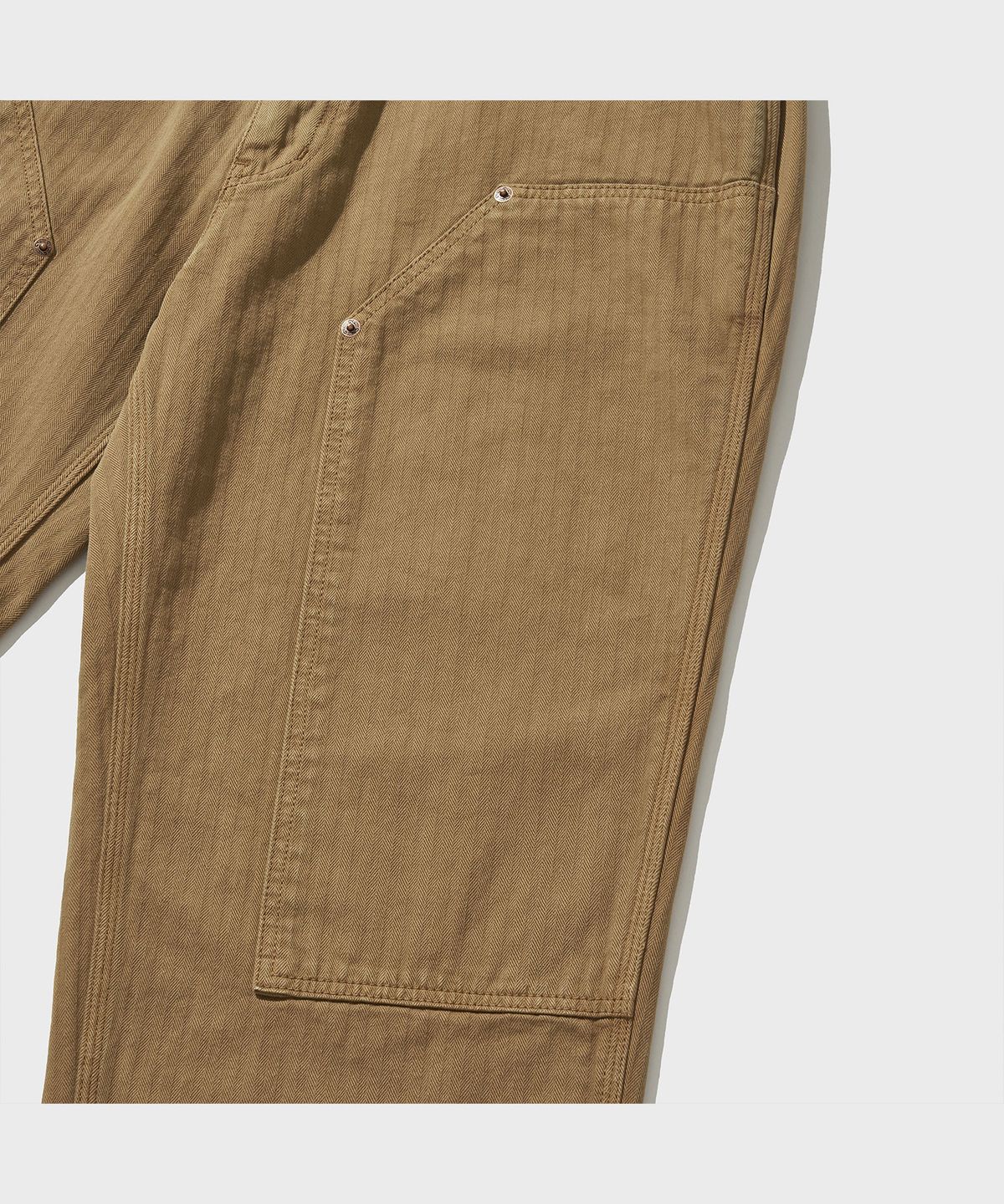 비디알(VDR) Lot 303 HBT DOUBLE KNEE PANTS [Vintage Sand]