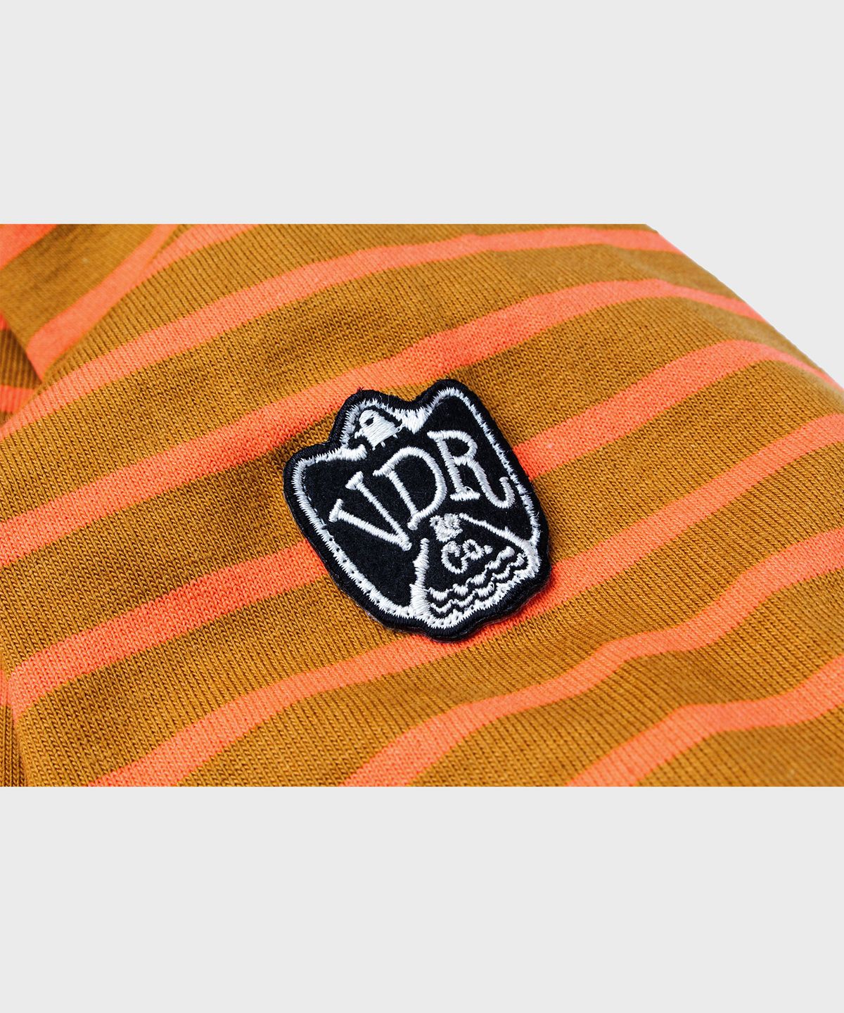 비디알(VDR) BORDER T-SHIRT [Orange Carmel]